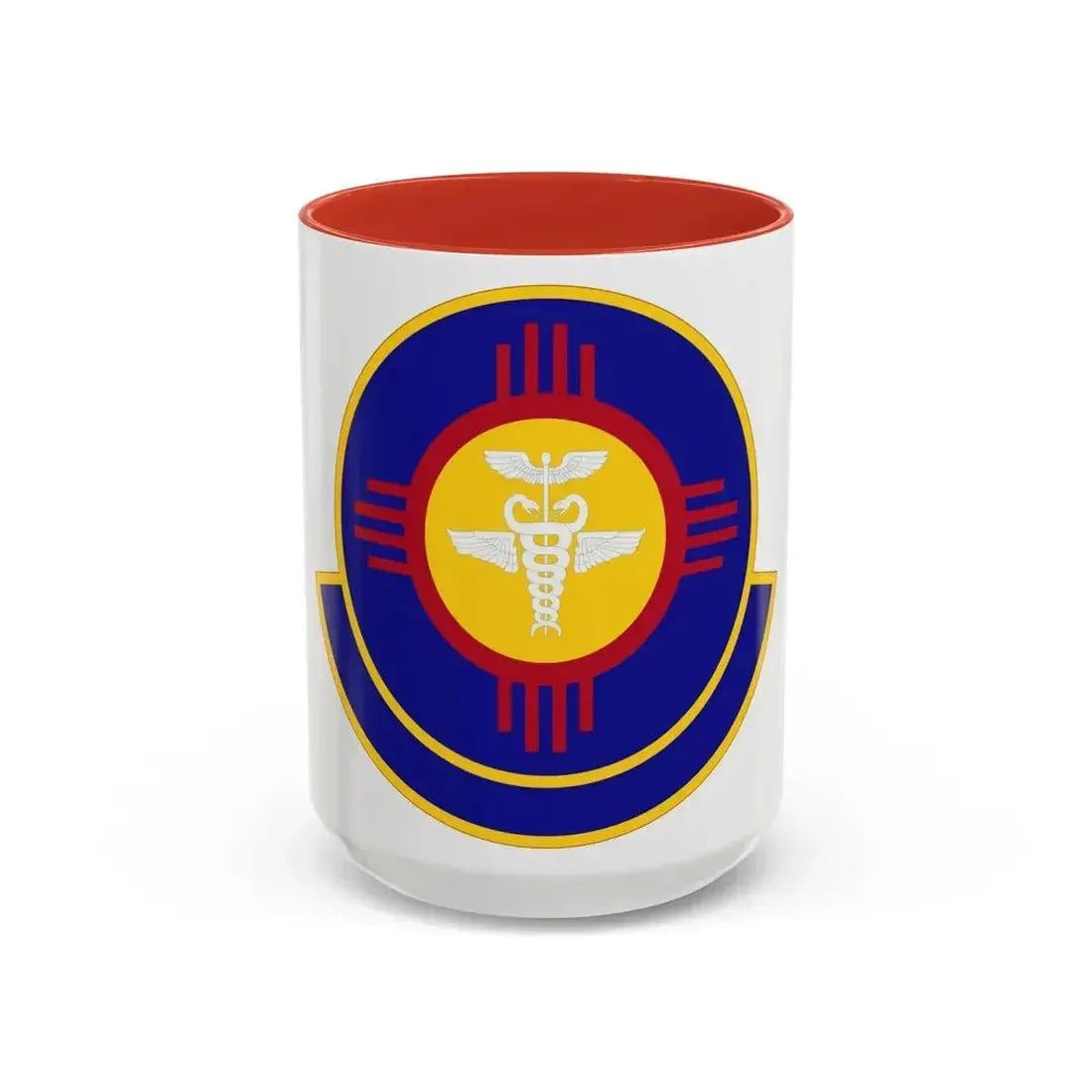 377 Operational Medical Readiness Squaron AFGSC (U.S. Air Force) Accent Coffee Mug 15oz Red - Go Mug Yourself