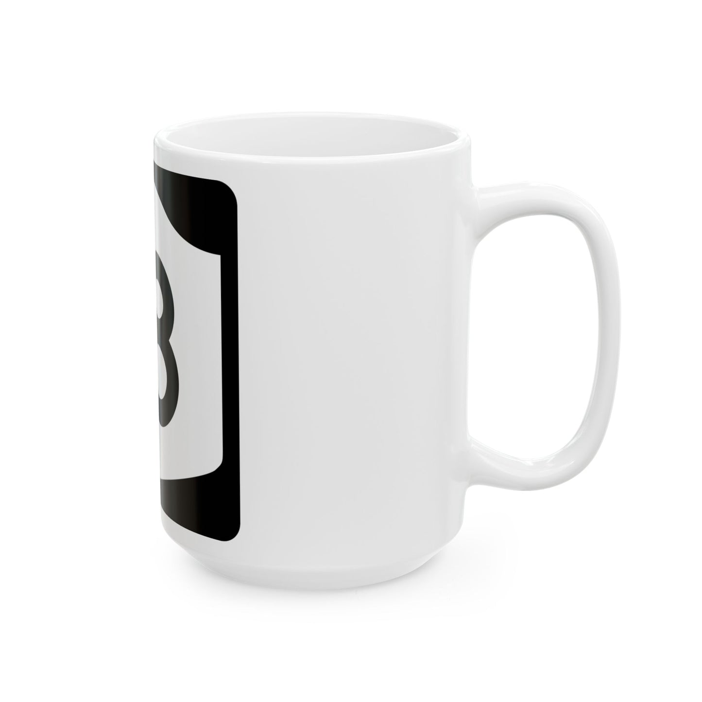 NY-18 (New York) (Road Sign) White Coffee Mug