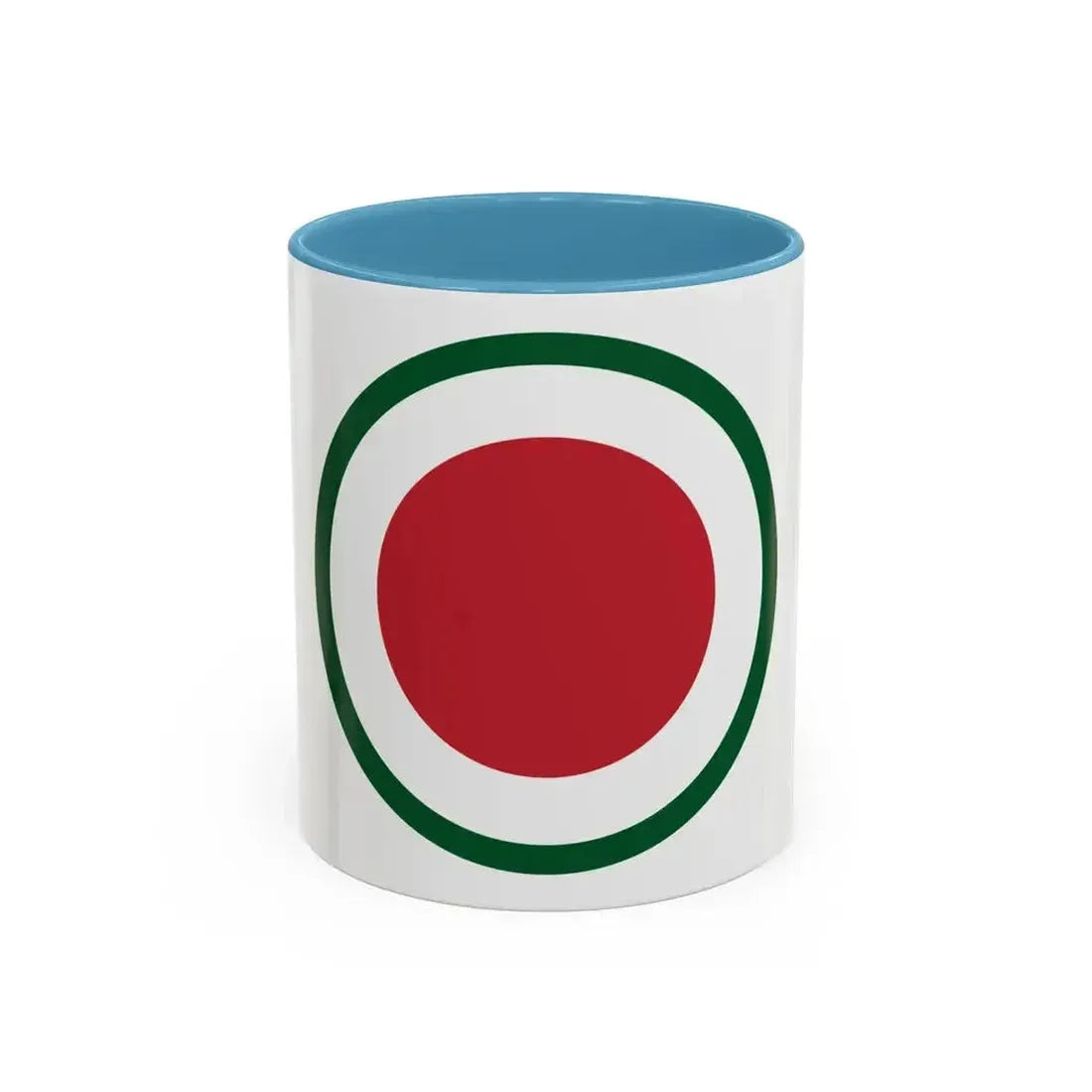 37th Infantry Division CSIB (U.S. Army) Accent Coffee Mug 11oz Light Blue - Go Mug Yourself