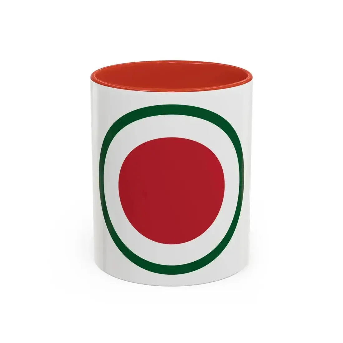37th Infantry Division CSIB (U.S. Army) Accent Coffee Mug 11oz Red - Go Mug Yourself
