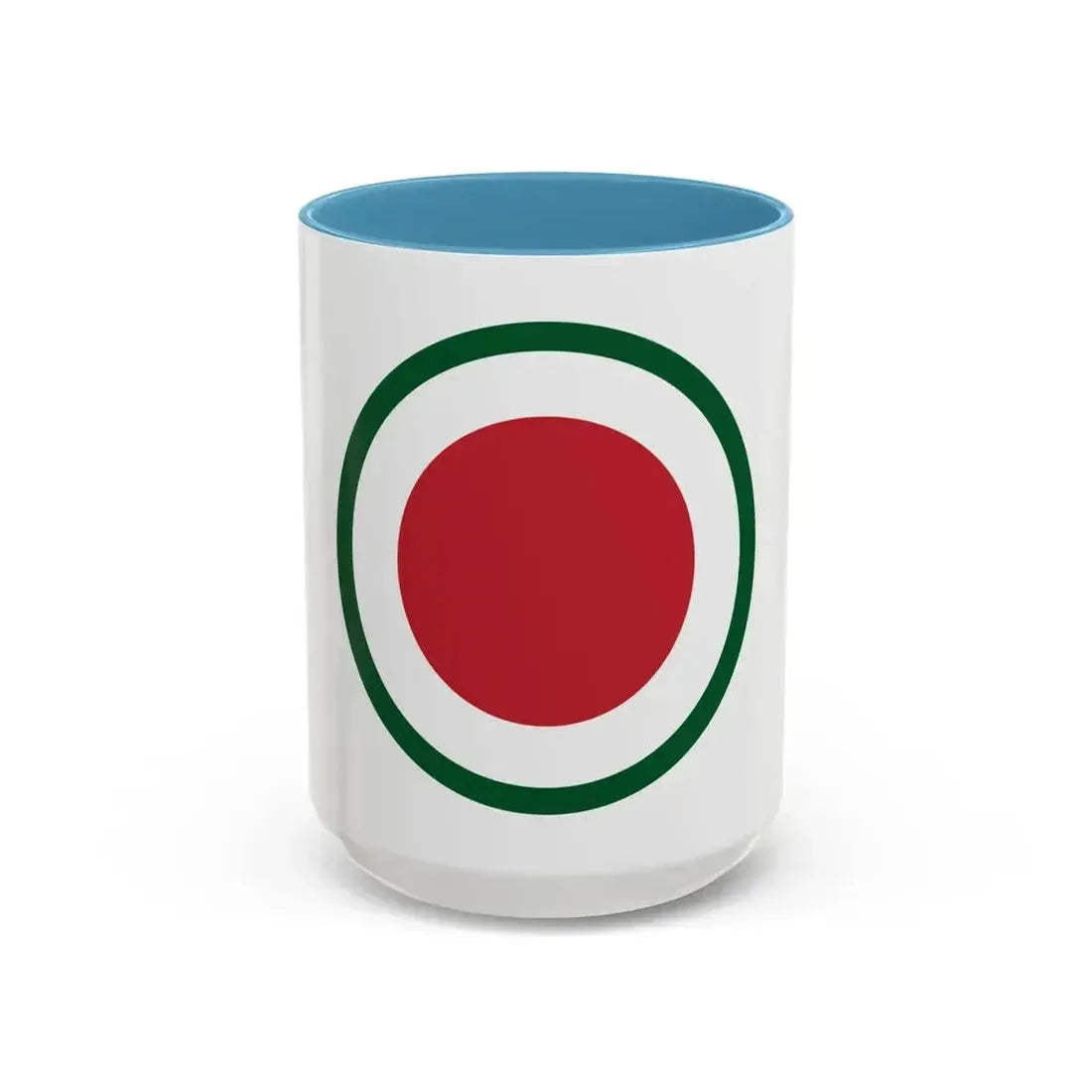 37th Infantry Division CSIB (U.S. Army) Accent Coffee Mug 15oz Light Blue - Go Mug Yourself