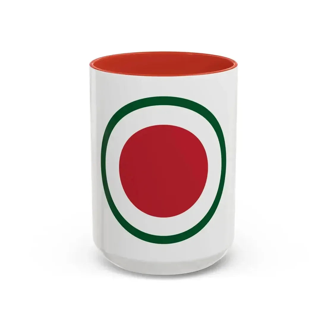 37th Infantry Division CSIB (U.S. Army) Accent Coffee Mug 15oz Red - Go Mug Yourself