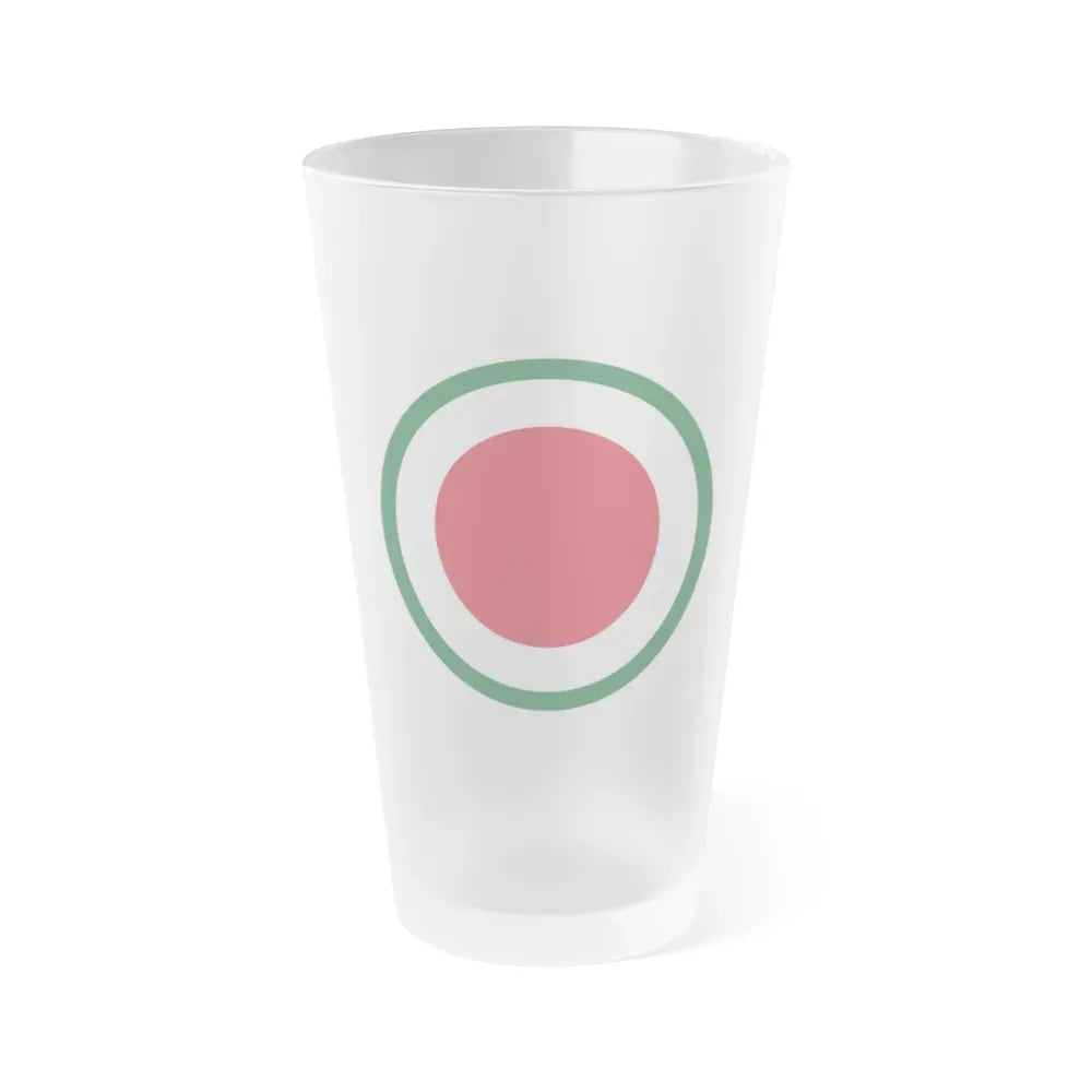 37th Infantry Division CSIB (U.S. Army) Frosted Pint Glass 16oz Default Title - Go Mug Yourself