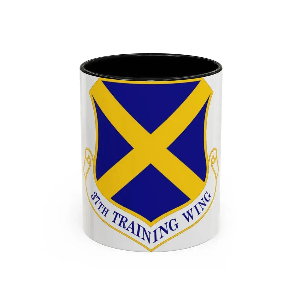 37th Training Wing (U.S. Air Force) Accent Coffee Mug 11oz Black - Go Mug Yourself