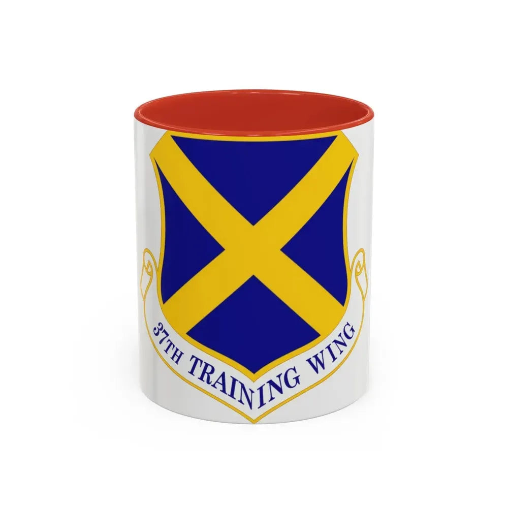 37th Training Wing (U.S. Air Force) Accent Coffee Mug 11oz Red - Go Mug Yourself