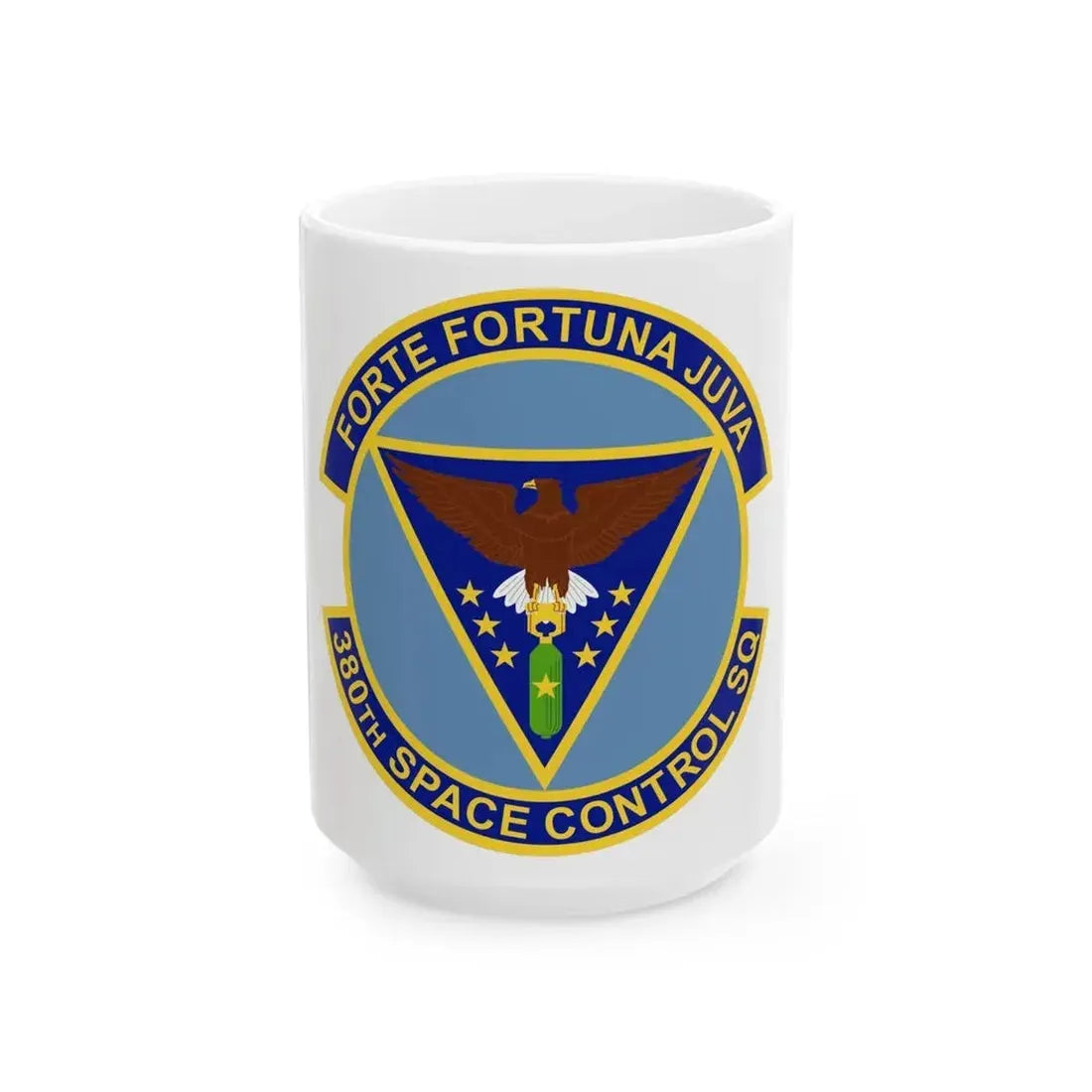380th Space Control Squadron (U.S. Air Force) White Coffee Mug - Go Mug Yourself