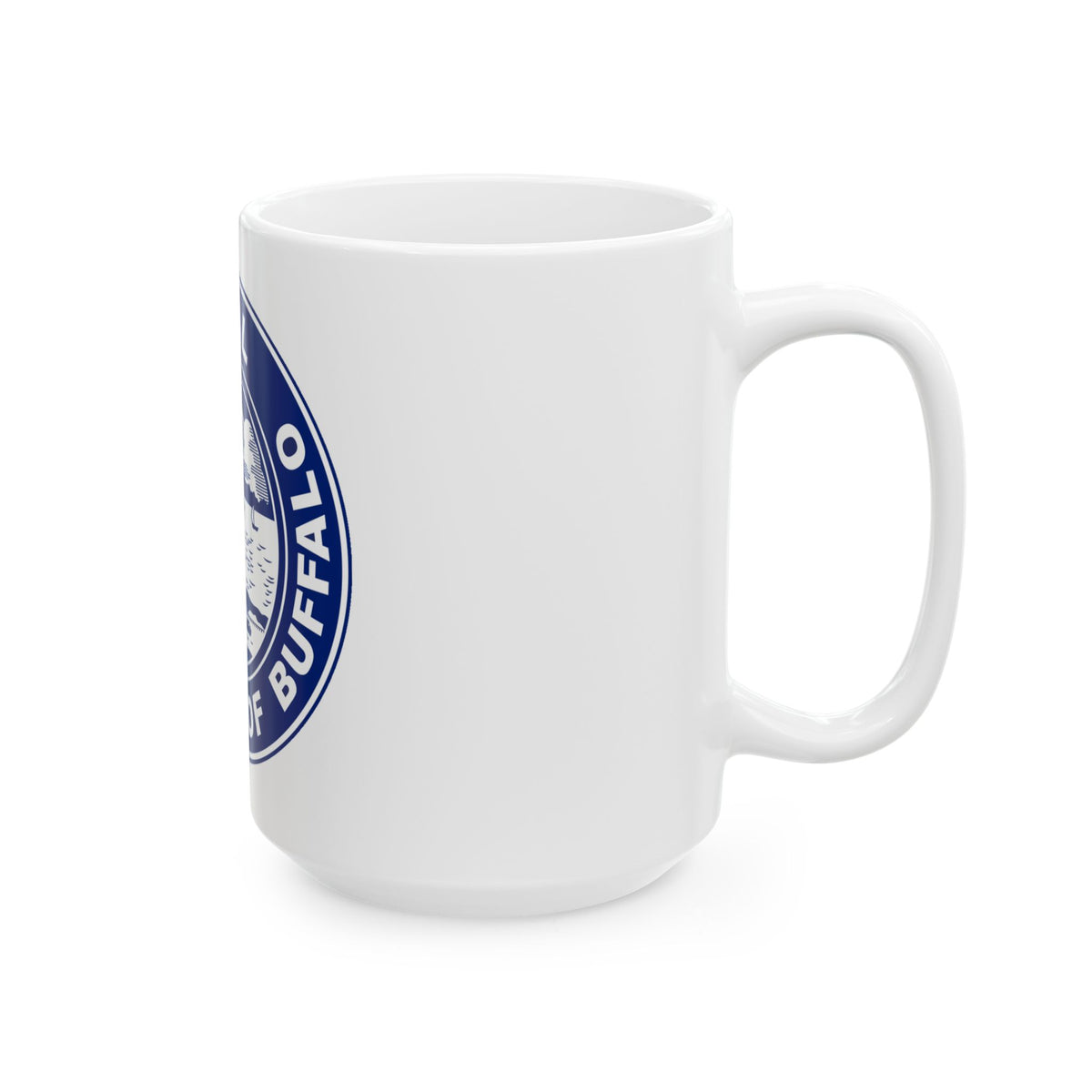 Seal of Buffalo New York - White Coffee Mug