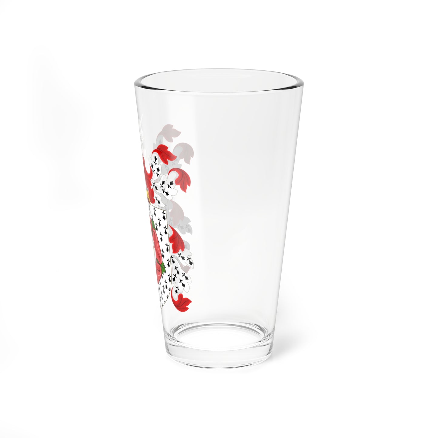 Coat of Arms of William Beverly (United States) (Coat of Arms) Pint Glass 16oz