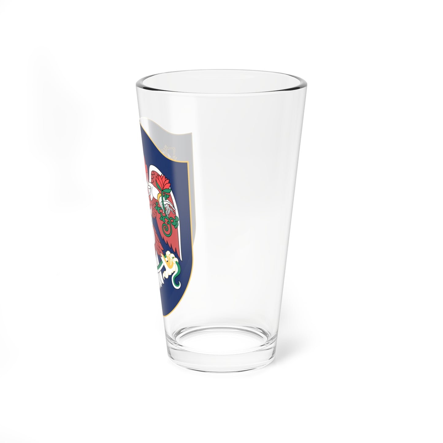 Coat of arms of Ulaanbaatar Mongolia (Mongolia) (Coat of Arms) Pint Glass 16oz