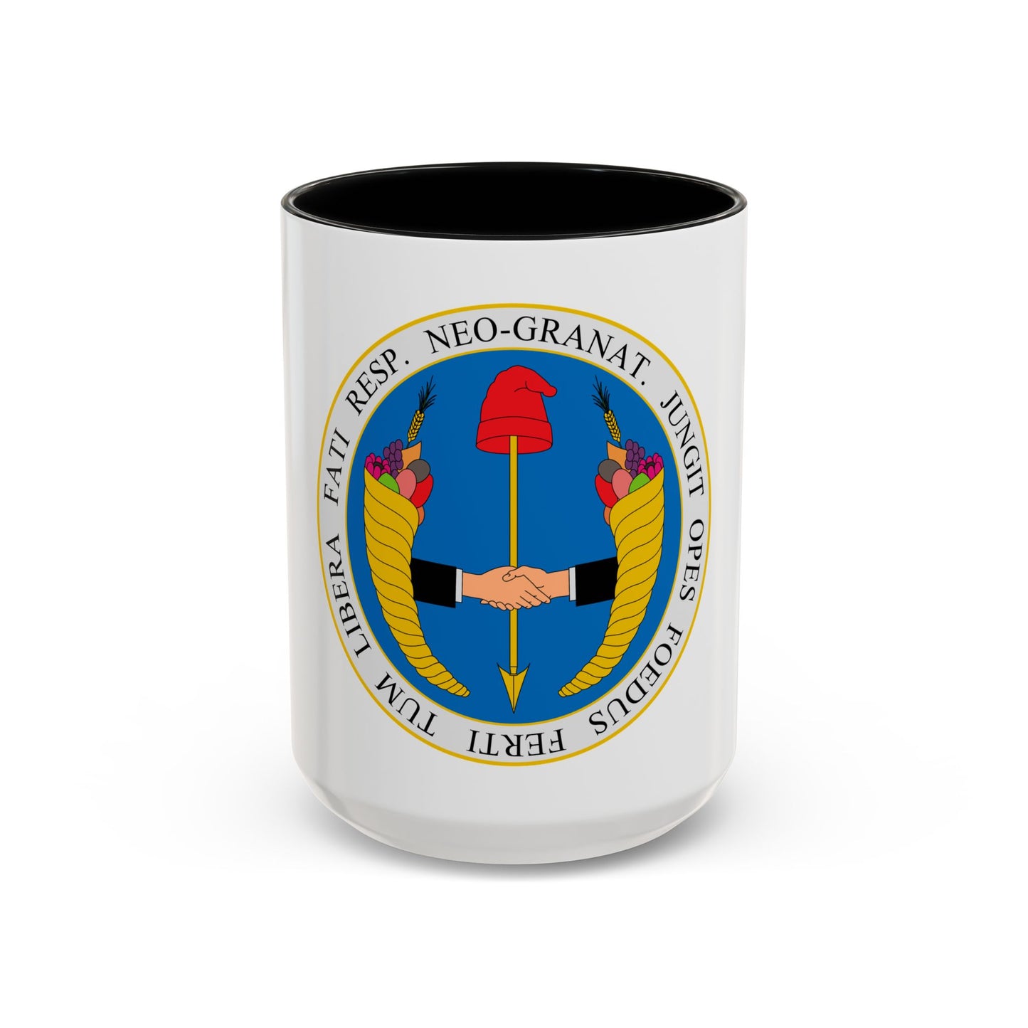 Coat of arms of United Provinces of New Granada - Accent Coffee Mug