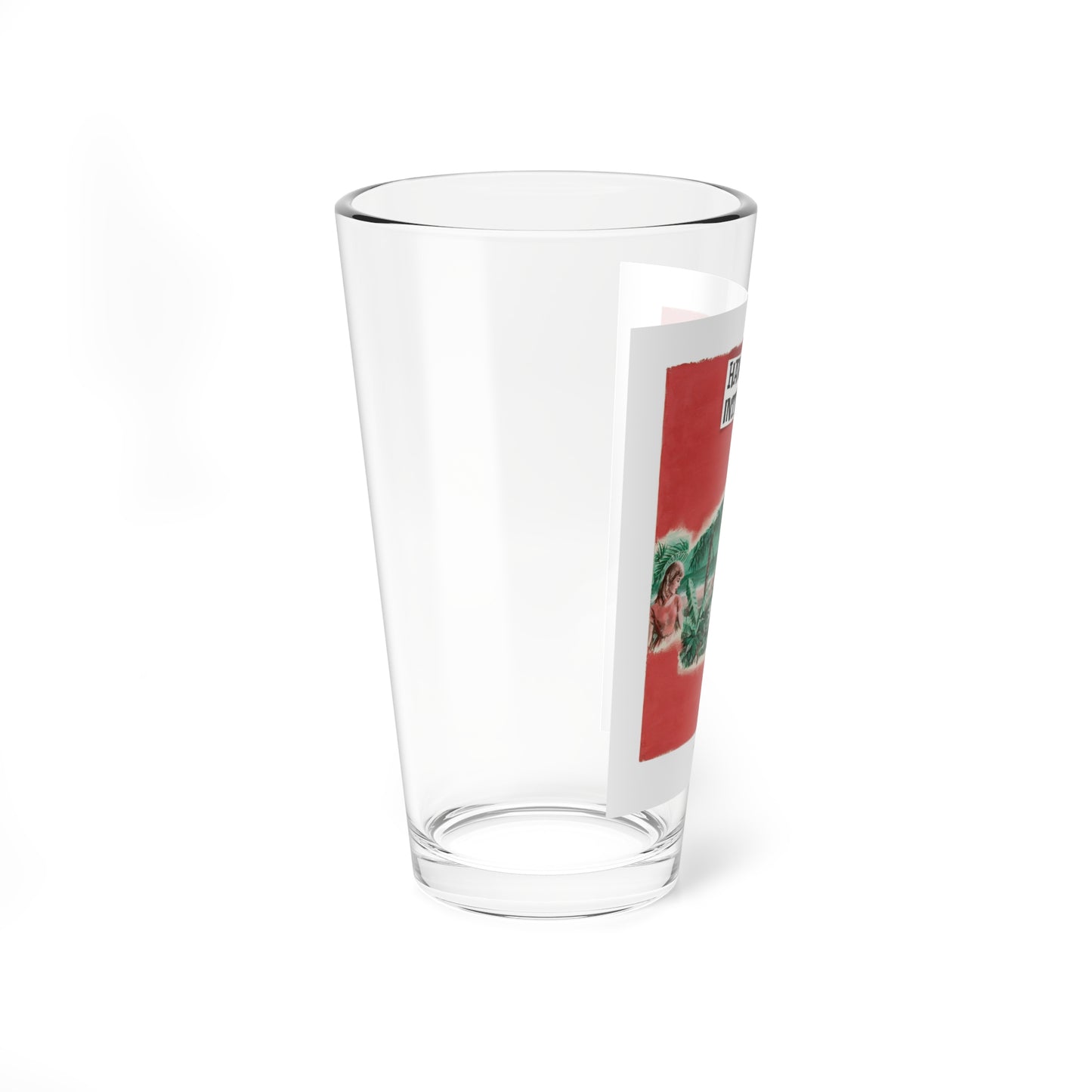 Hawaiian Interlude by Dorothy Francis (Avalon Books, 1970) - Pint Glass 16oz