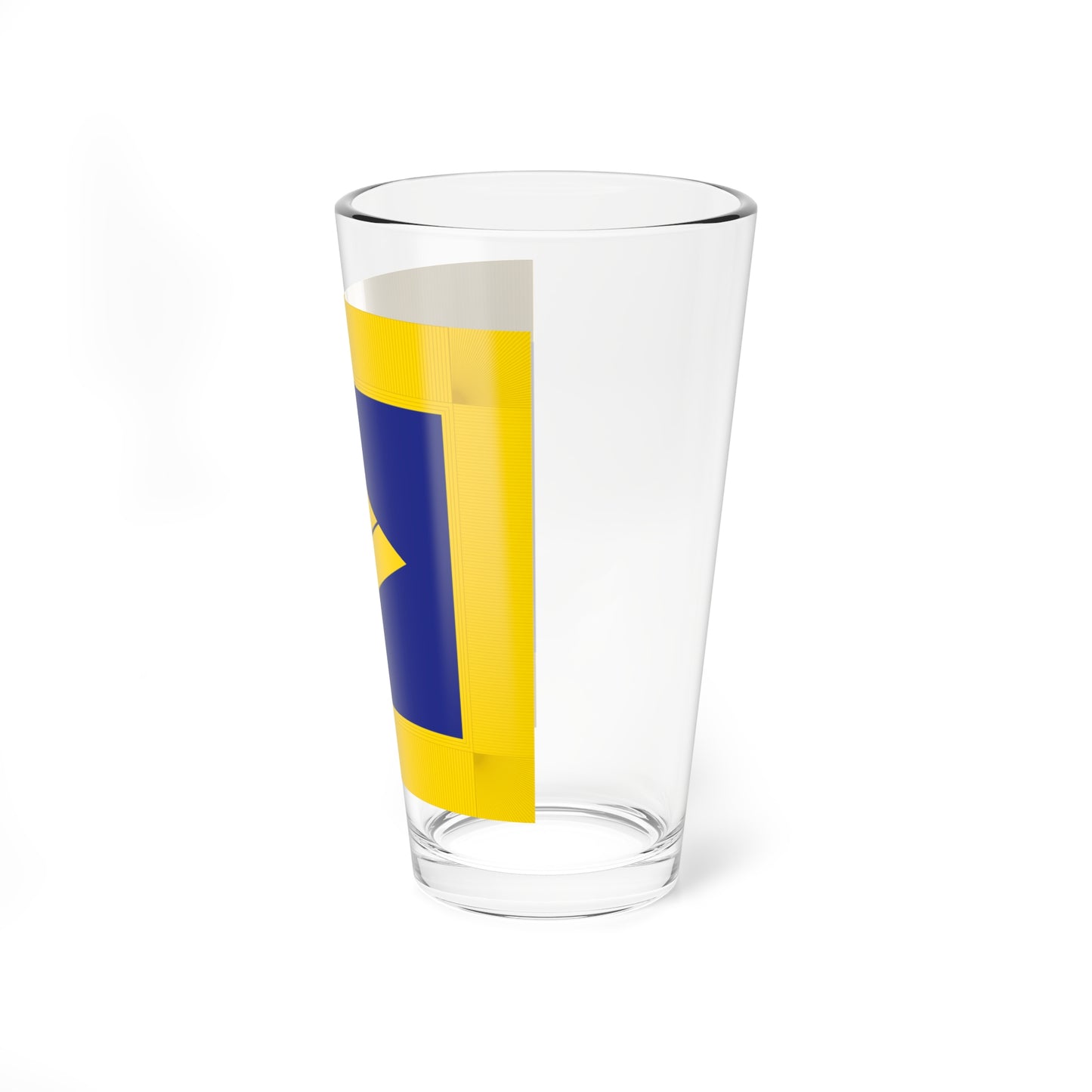 Flag of Kamisunagawa Hokkaido fringed (Japan) Pint Glass 16oz