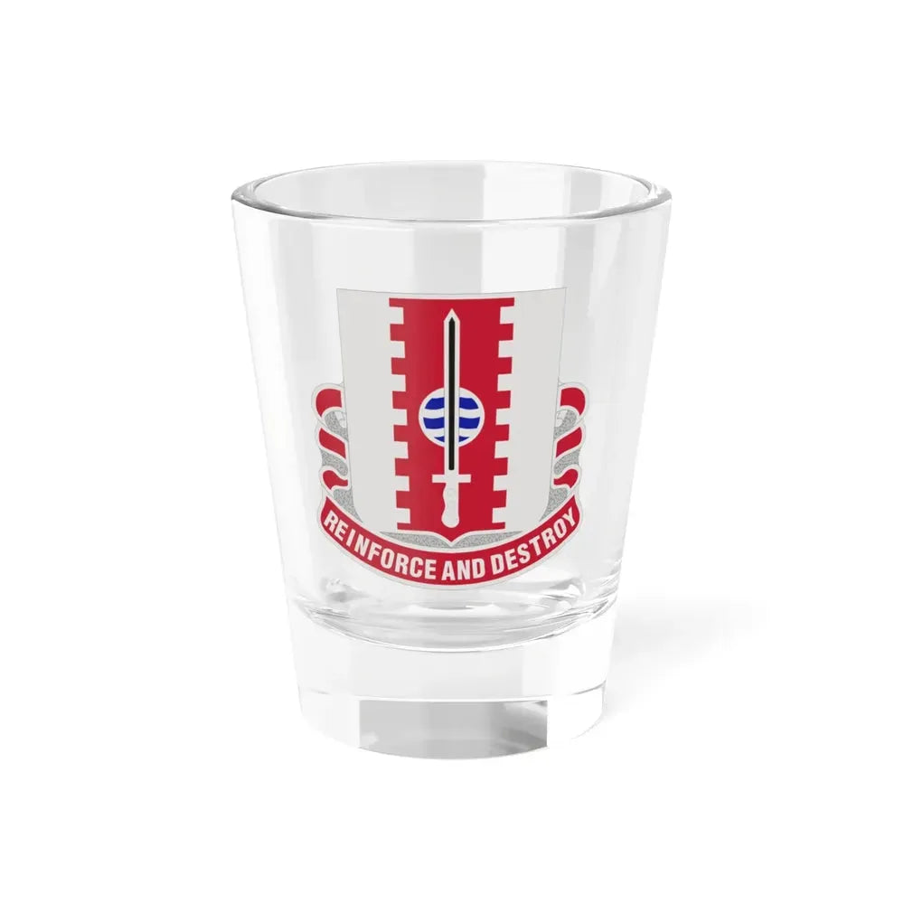 386 Engineer Battalion (U.S. Army) Shot Glass 1.5oz 1.5oz - Go Mug Yourself