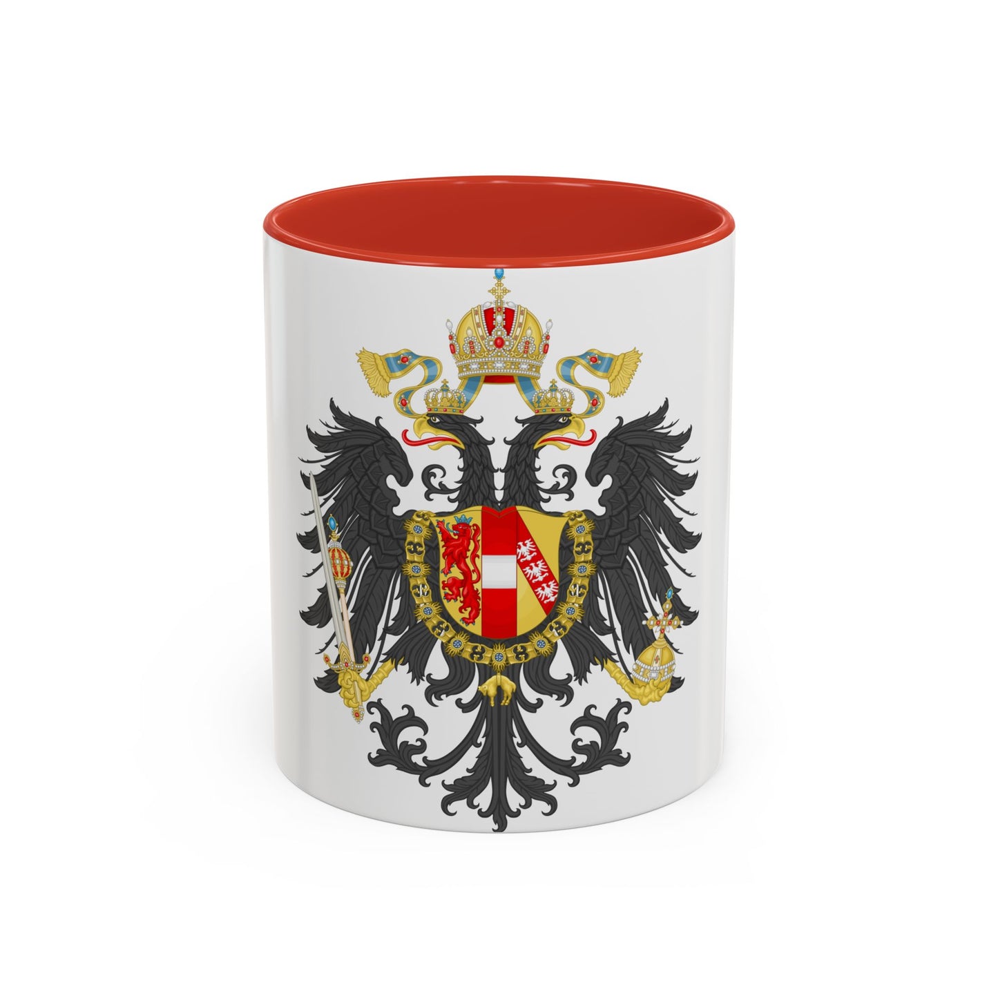 Imperial Coat of Arms of the Empire of Austria (1815) - Accent Coffee Mug