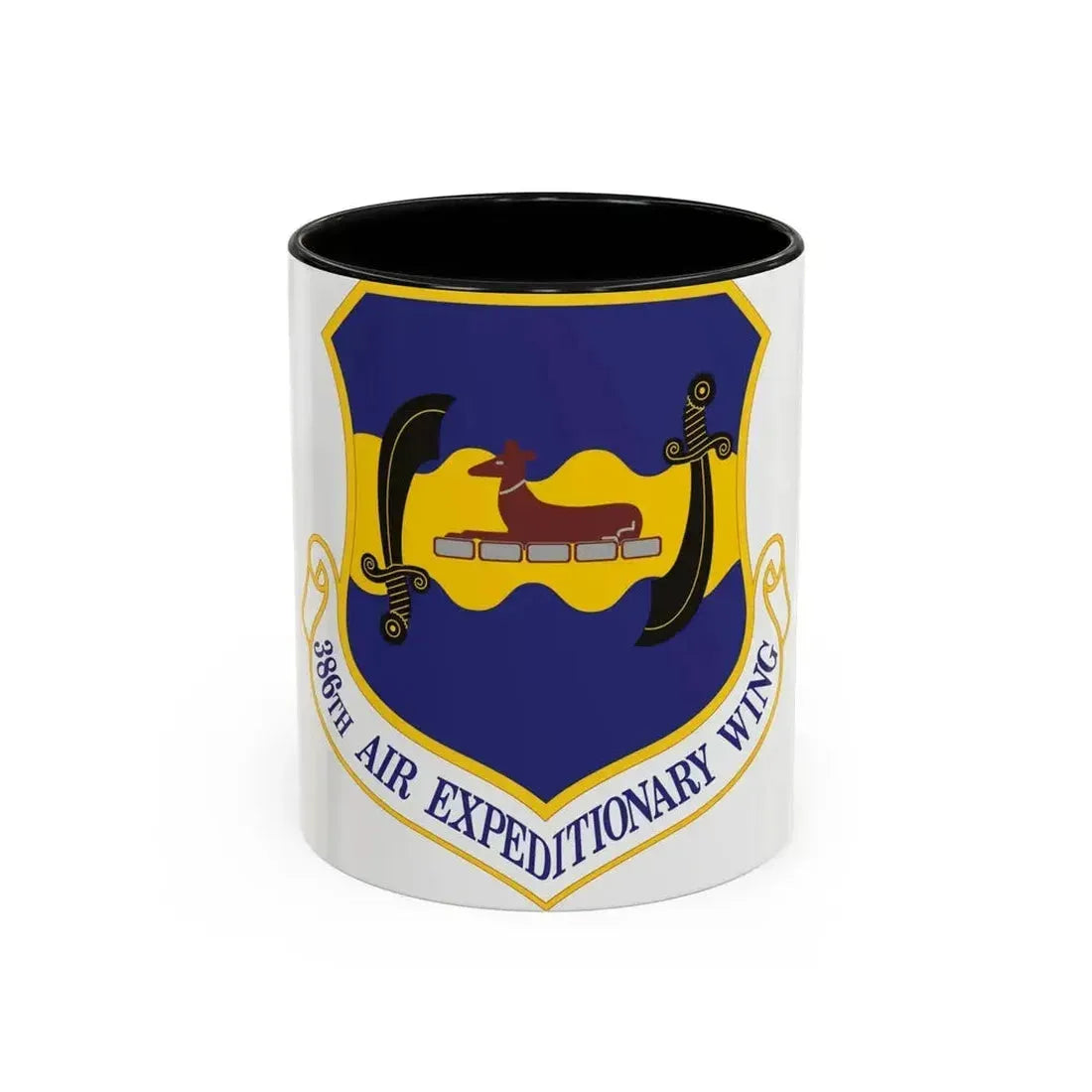 386th Air Expeditionary Wing (U.S. Air Force) Accent Coffee Mug 11oz Black - Go Mug Yourself