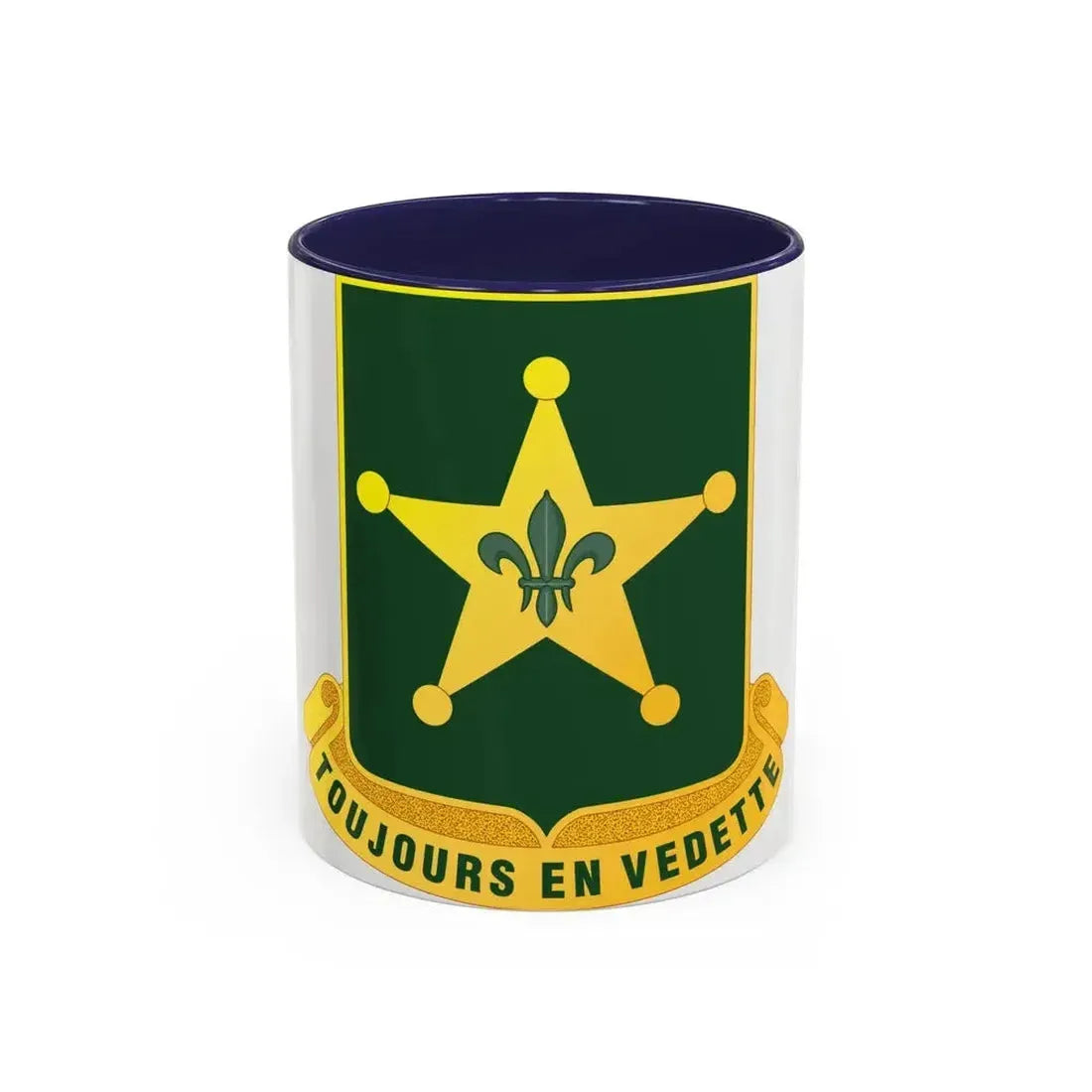 387 Military Police Battalion (U.S. Army) Accent Coffee Mug 11oz Navy - Go Mug Yourself