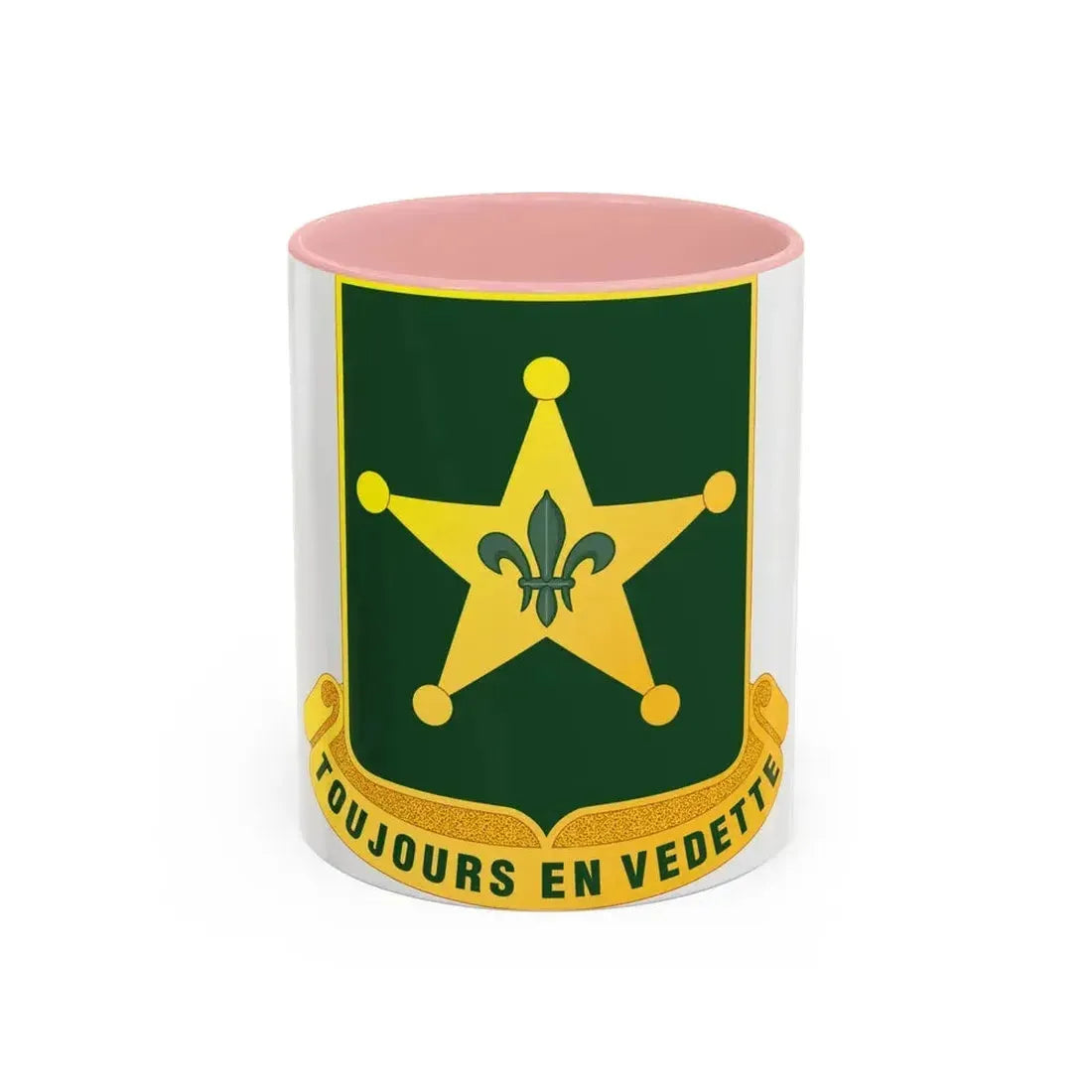 387 Military Police Battalion (U.S. Army) Accent Coffee Mug 11oz Pink - Go Mug Yourself