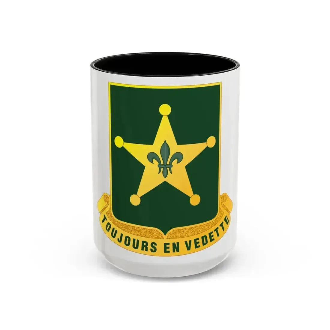387 Military Police Battalion (U.S. Army) Accent Coffee Mug 15oz Black - Go Mug Yourself