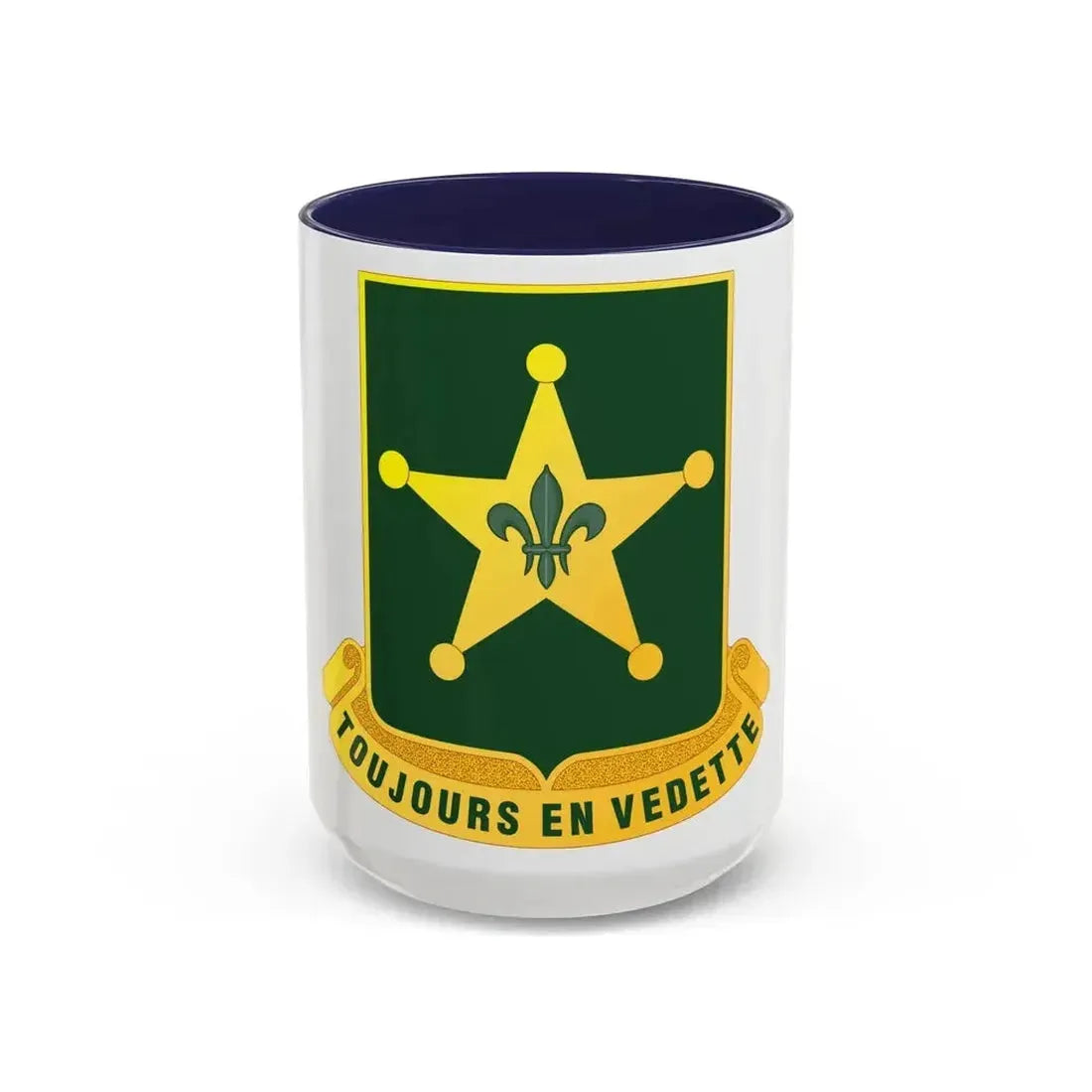 387 Military Police Battalion (U.S. Army) Accent Coffee Mug 15oz Navy - Go Mug Yourself