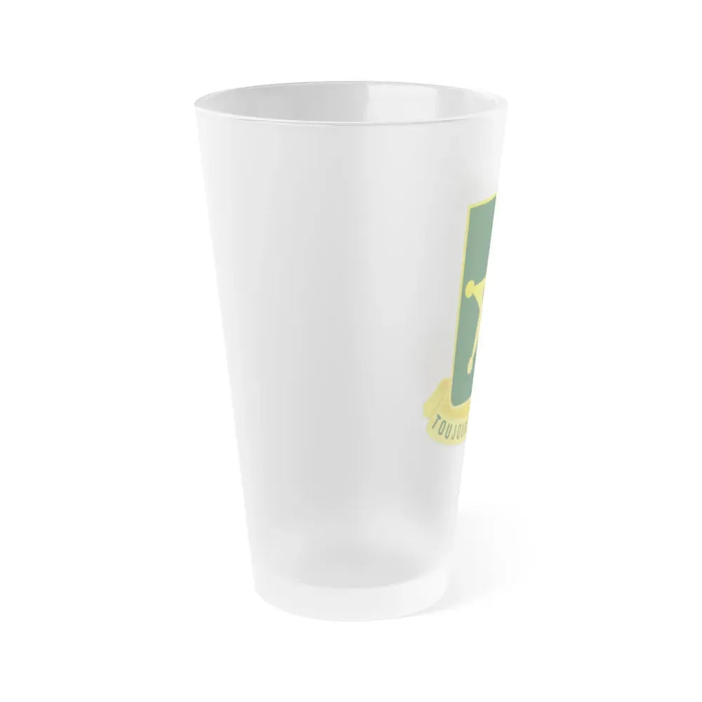 387 Military Police Battalion (U.S. Army) Frosted Pint Glass 16oz - Go Mug Yourself