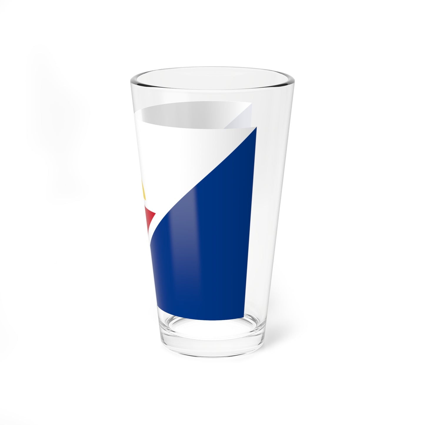 Flag of Saint-Martin fictional (France) Pint Glass 16oz