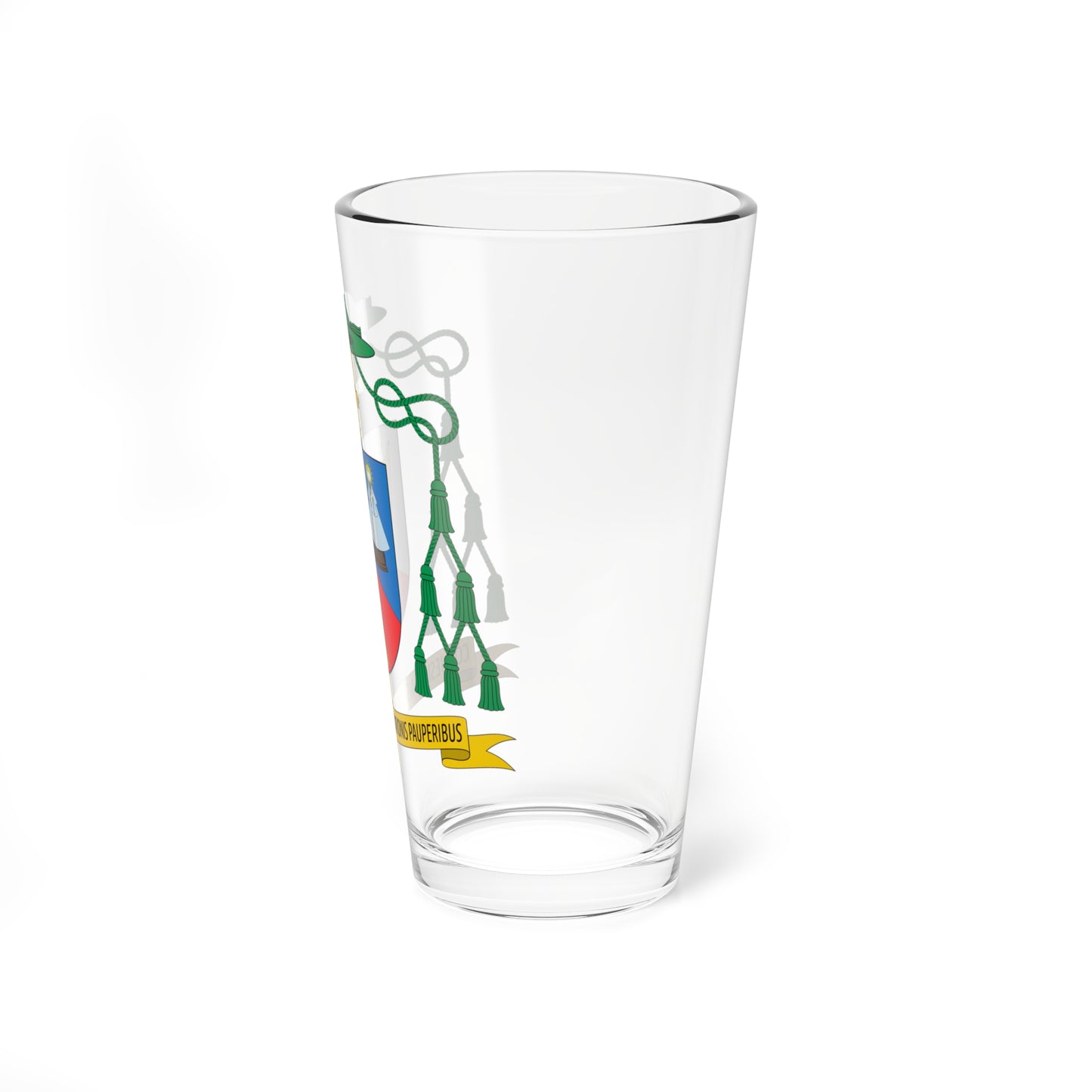 Escudo de Francisco Cerro Chaves obispo (Spain) (Coat of Arms) Pint Glass 16oz