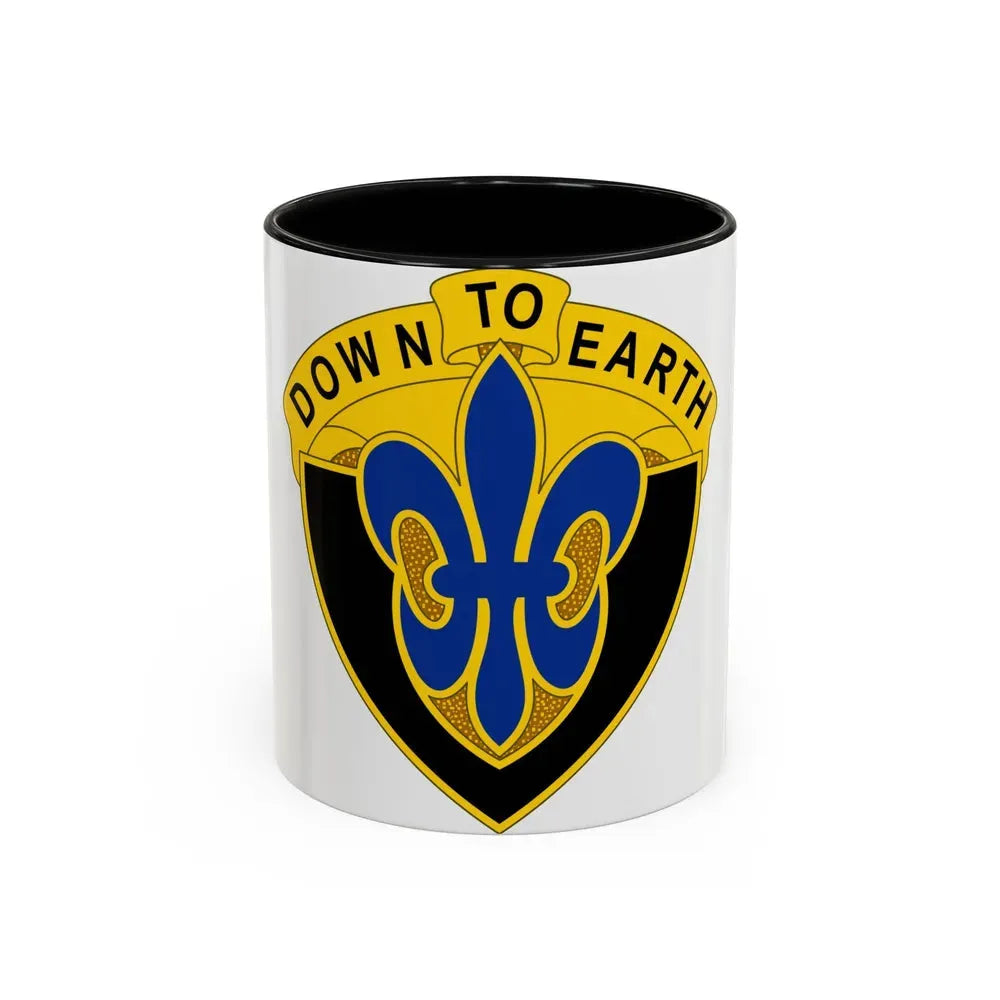 389 Engineer Battalion (U.S. Army) Accent Coffee Mug 11oz Black - Go Mug Yourself