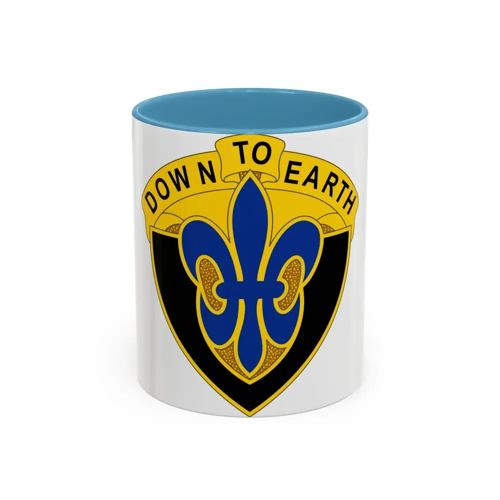 389 Engineer Battalion (U.S. Army) Accent Coffee Mug 11oz Light Blue - Go Mug Yourself
