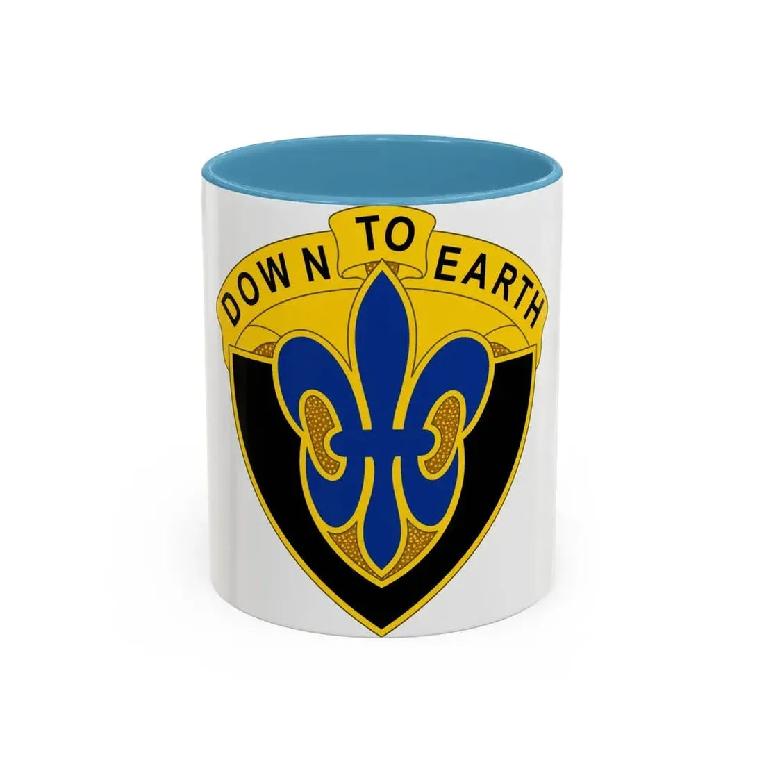 389 Engineer Battalion (U.S. Army) Accent Coffee Mug 11oz Light Blue - Go Mug Yourself