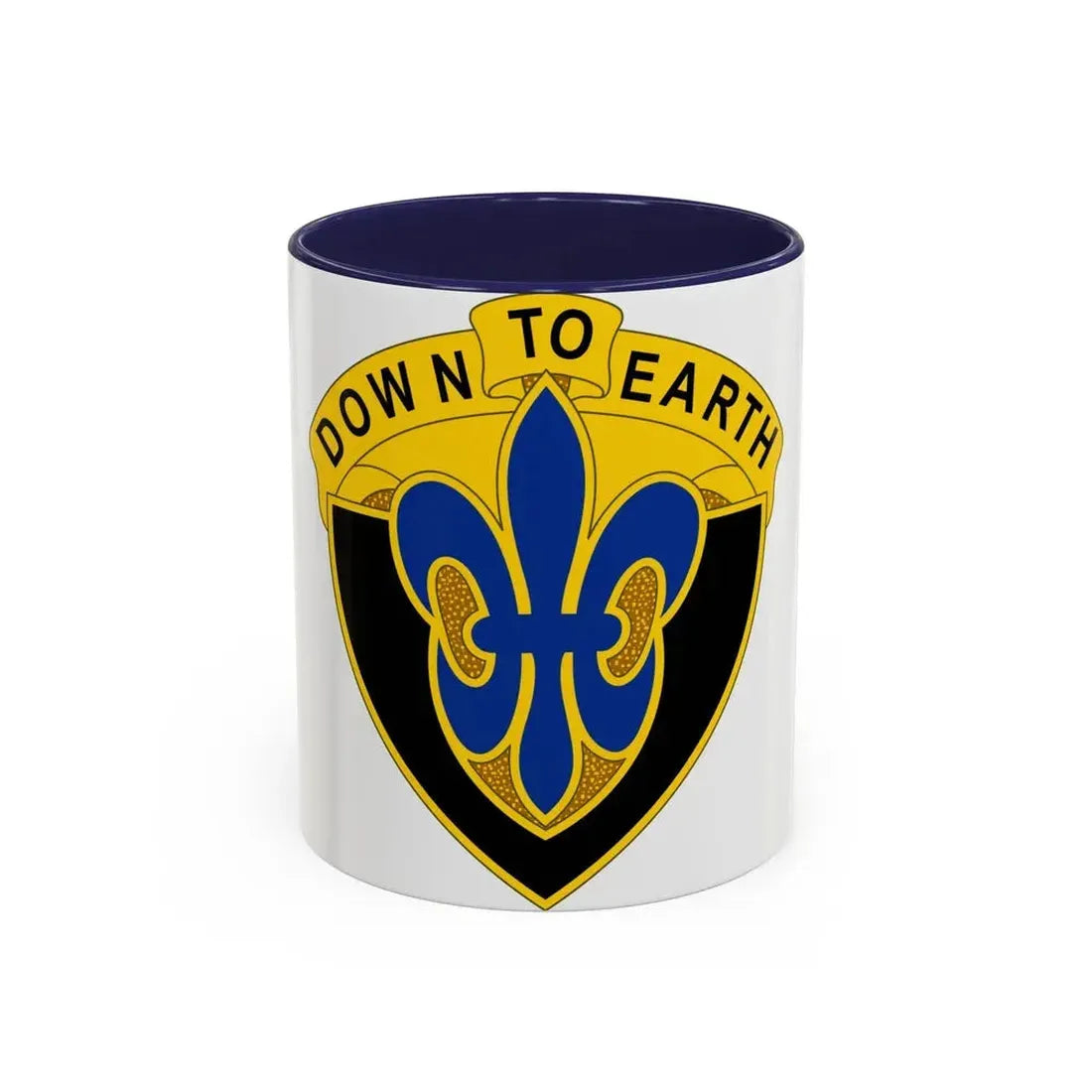 389 Engineer Battalion (U.S. Army) Accent Coffee Mug 11oz Navy - Go Mug Yourself