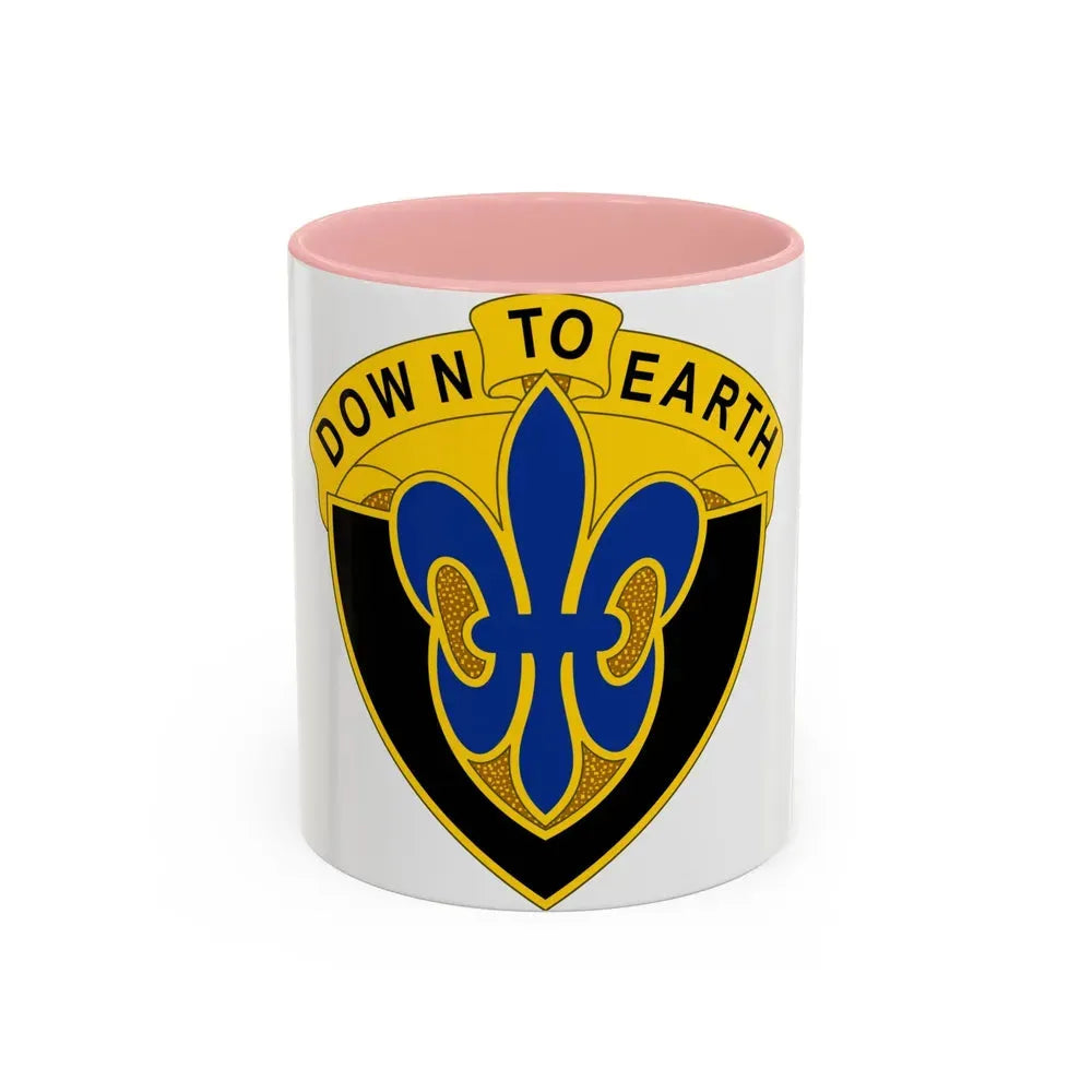 389 Engineer Battalion (U.S. Army) Accent Coffee Mug 11oz Pink - Go Mug Yourself