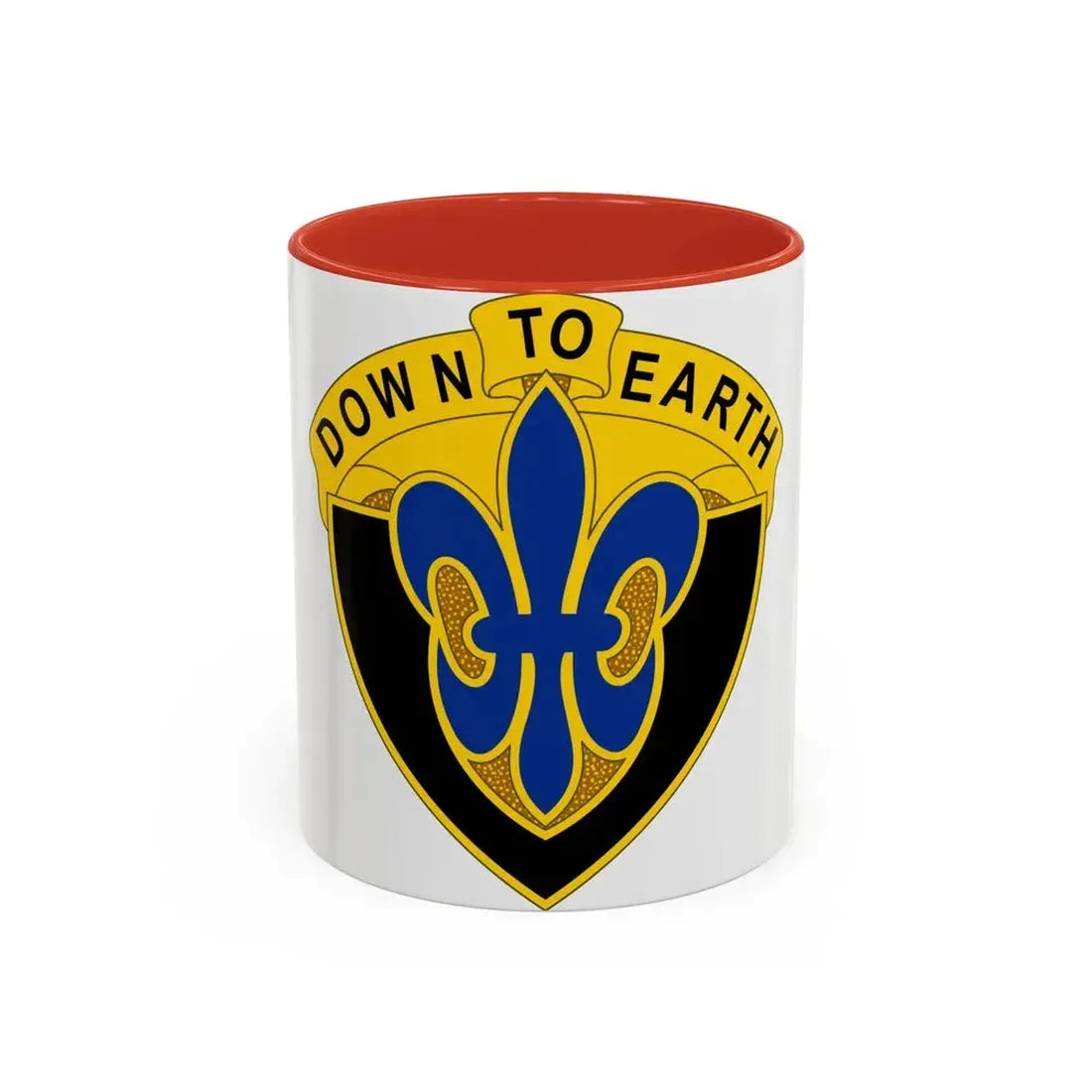 389 Engineer Battalion (U.S. Army) Accent Coffee Mug 11oz Red - Go Mug Yourself