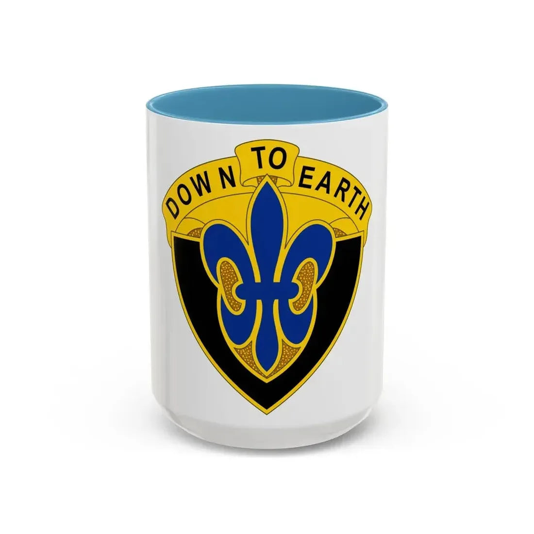 389 Engineer Battalion (U.S. Army) Accent Coffee Mug 15oz Light Blue - Go Mug Yourself