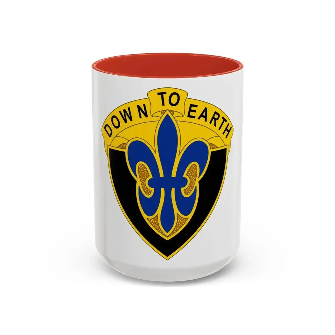 389 Engineer Battalion (U.S. Army) Accent Coffee Mug 15oz Red - Go Mug Yourself