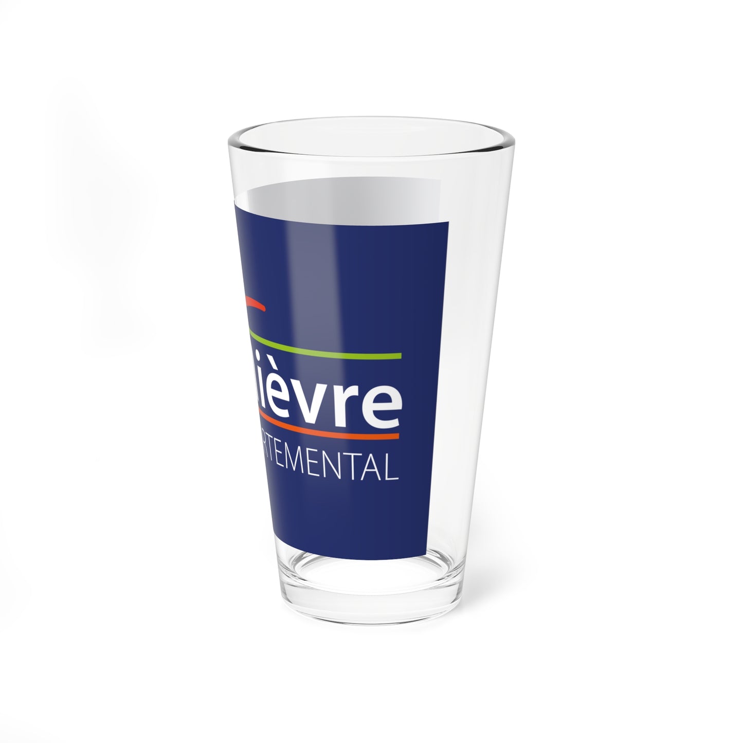 Flag of the Department of Nievre (France) Pint Glass 16oz