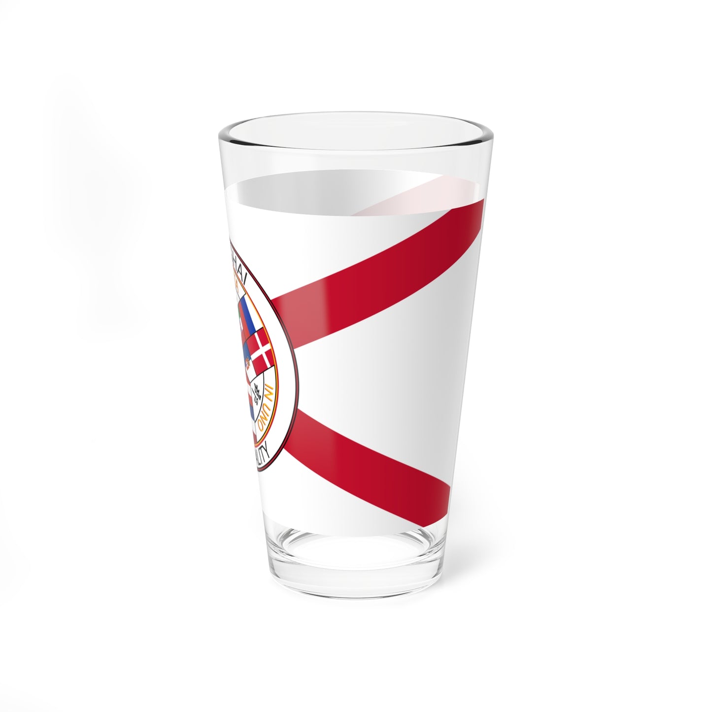 Flag of the Shanghai International Settlement (China) Pint Glass 16oz