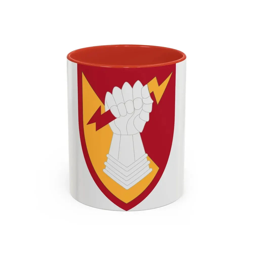 38th Air Defense Artillery Brigade (U.S. Army) Accent Coffee Mug 11oz Red - Go Mug Yourself