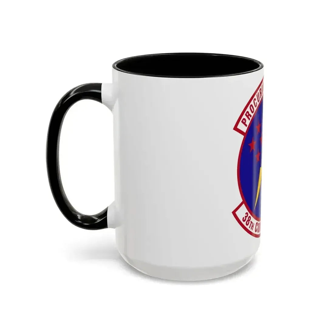 38th Contracting Squadron (U.S. Air Force) Accent Coffee Mug - Go Mug Yourself