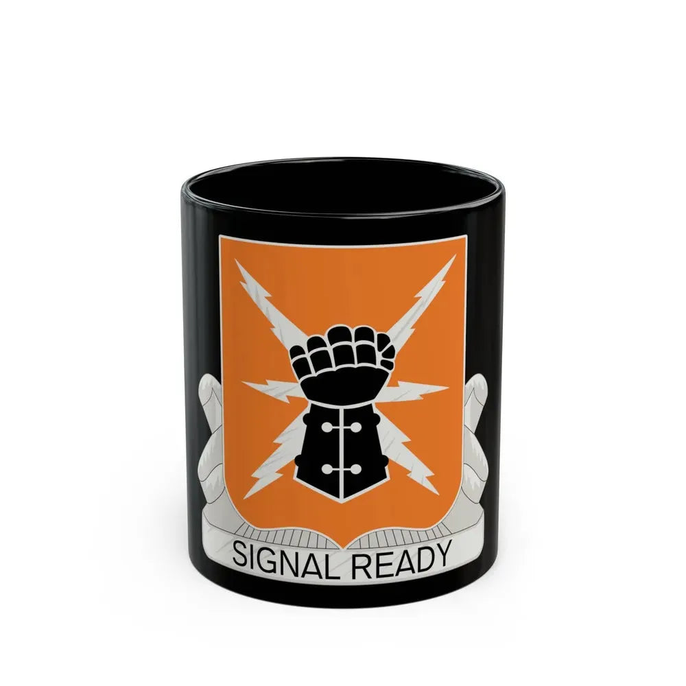 38th Signal Battalion (U.S. Army) Black Coffee Mug 11oz - Go Mug Yourself