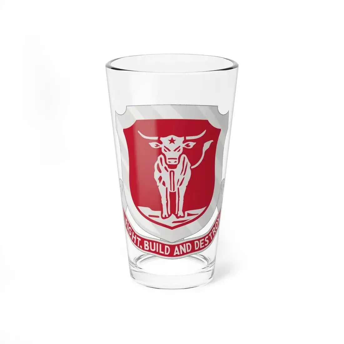 39 Engineer Battalion (U.S. Army) Pint Glass 16oz 16oz - Go Mug Yourself