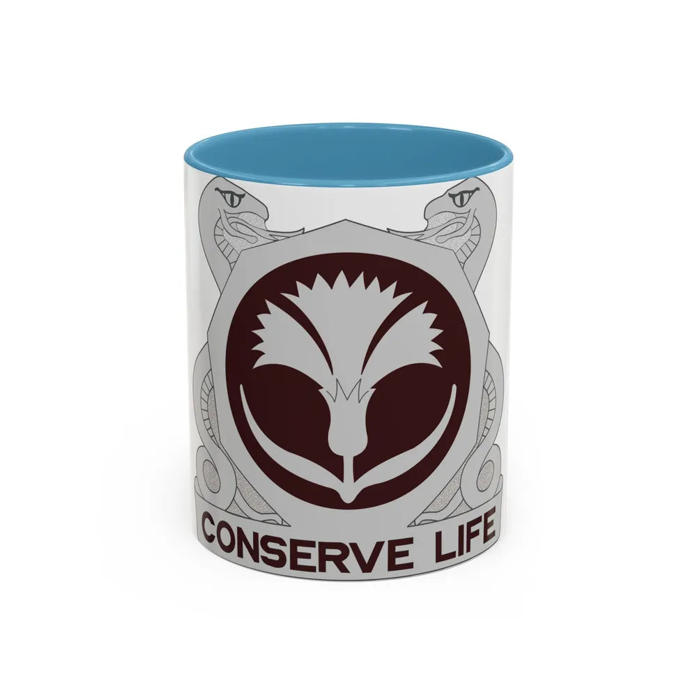 39 Medical Group (U.S. Army) Accent Coffee Mug-11oz-Light Blue-Go Mug Yourself