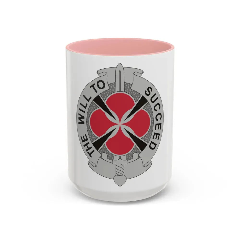 39 Signal Battalion (U.S. Army) Accent Coffee Mug 15oz Pink - Go Mug Yourself