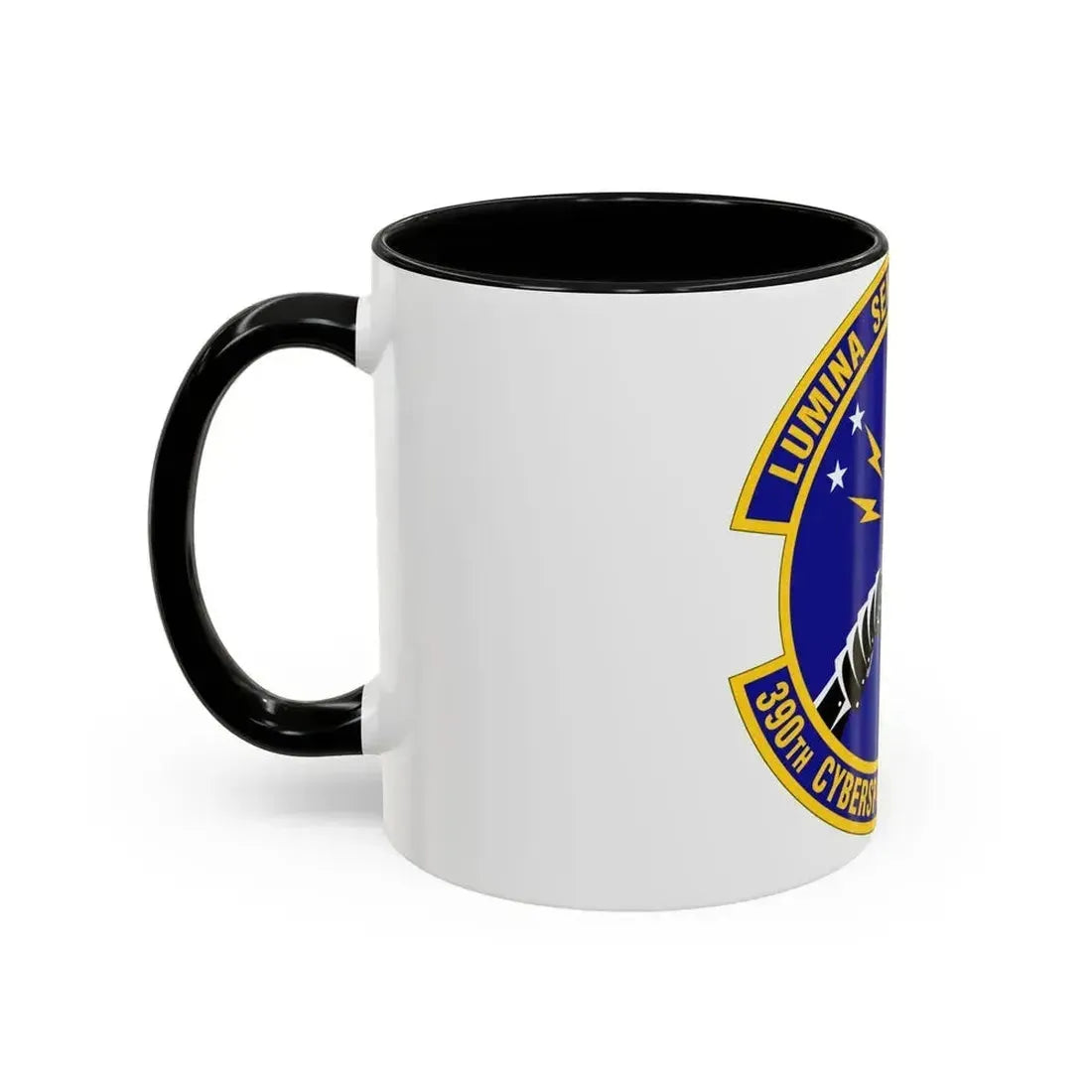 390 Cyberspace Operations Squadron ACC (U.S. Air Force) Accent Coffee Mug - Go Mug Yourself
