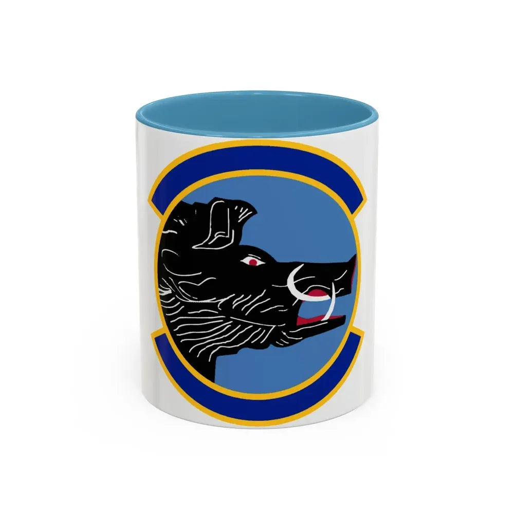 390 Electronic Combat Squadron ACC (U.S. Air Force) Accent Coffee Mug 11oz Light Blue - Go Mug Yourself