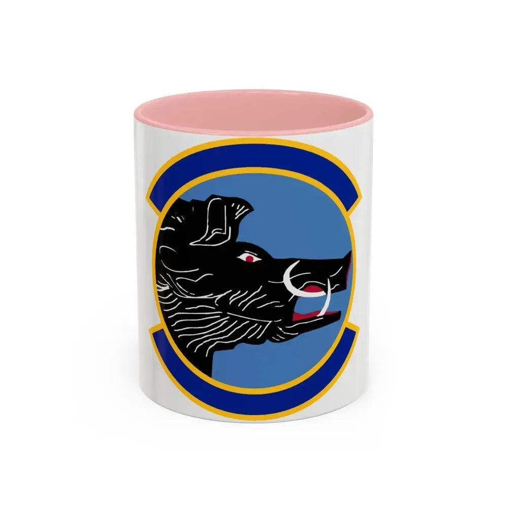 390 Electronic Combat Squadron ACC (U.S. Air Force) Accent Coffee Mug 11oz Pink - Go Mug Yourself