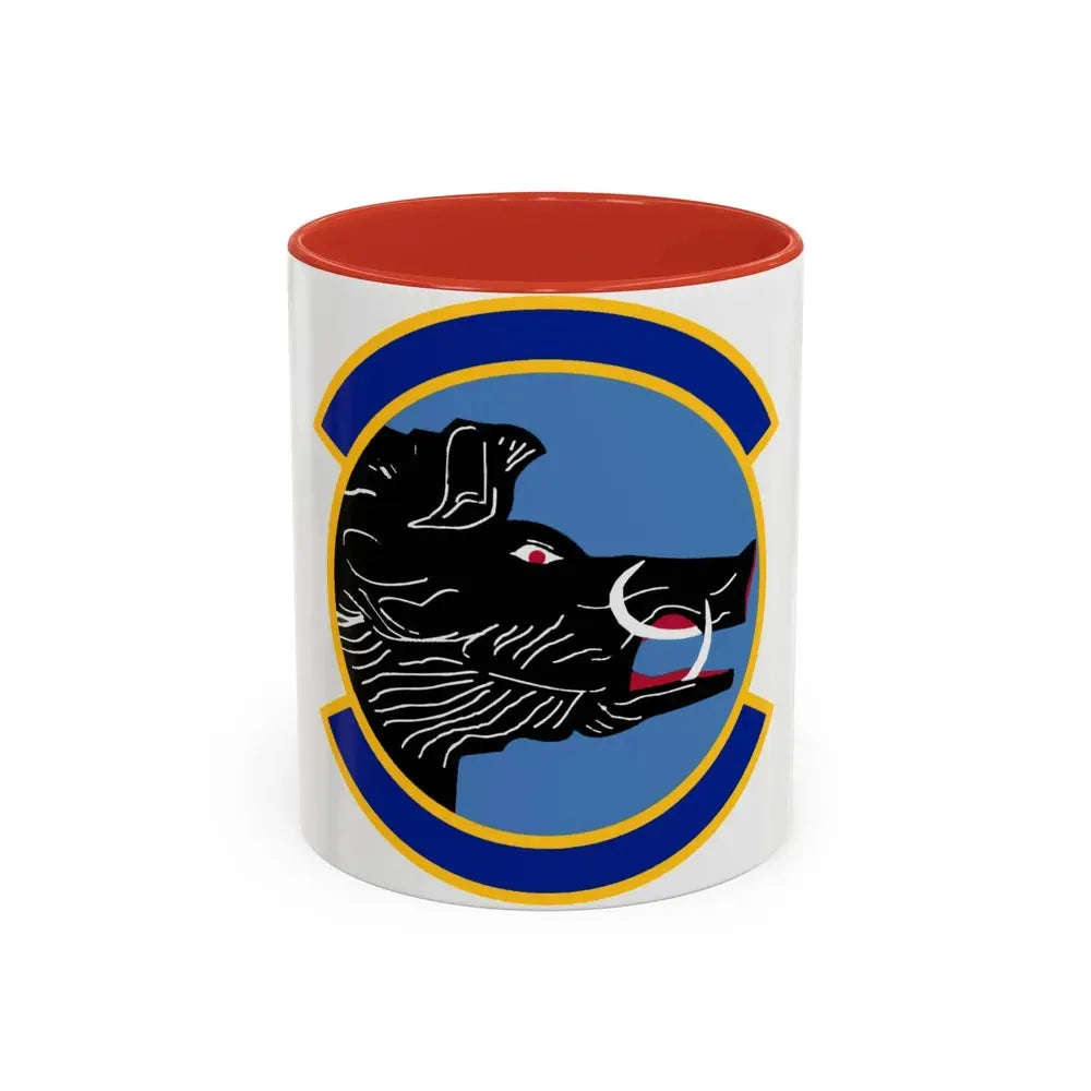 390 Electronic Combat Squadron ACC (U.S. Air Force) Accent Coffee Mug 11oz Red - Go Mug Yourself