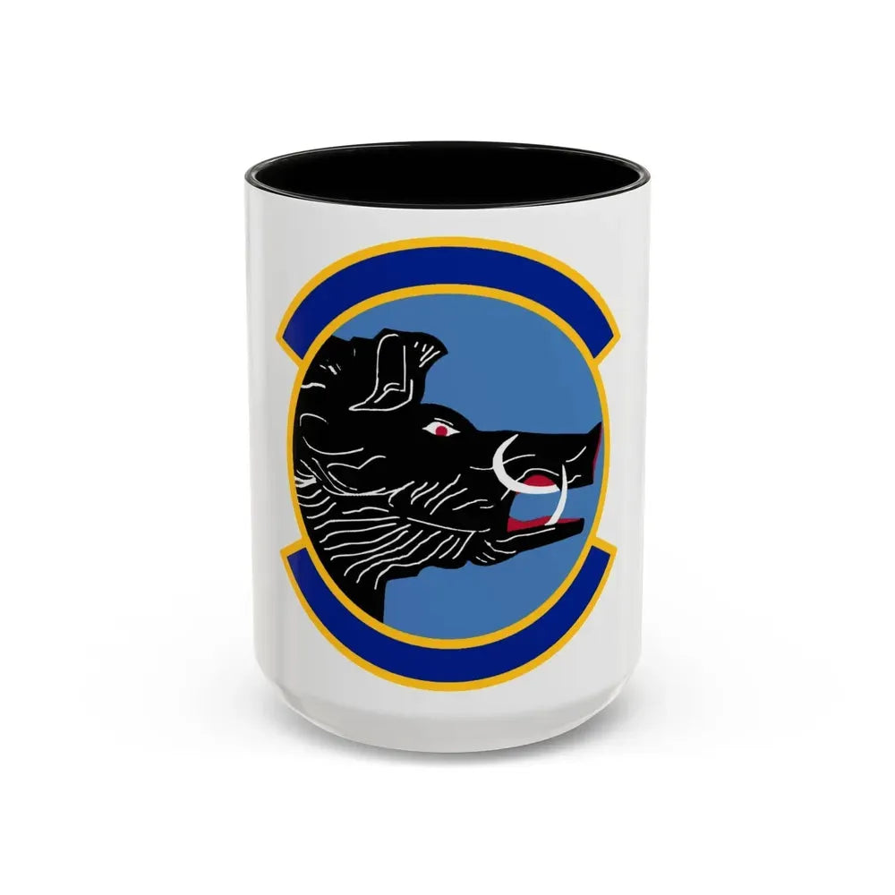 390 Electronic Combat Squadron ACC (U.S. Air Force) Accent Coffee Mug 15oz Black - Go Mug Yourself