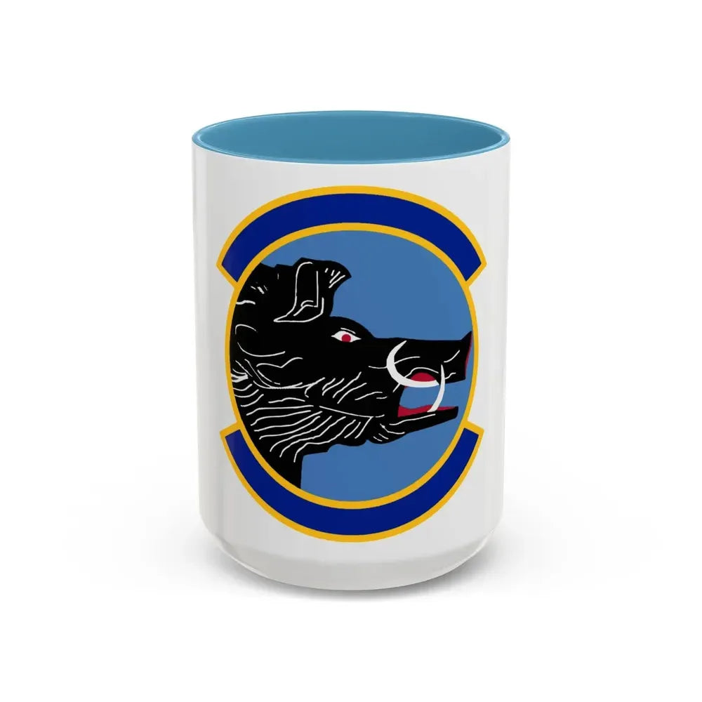 390 Electronic Combat Squadron ACC (U.S. Air Force) Accent Coffee Mug 15oz Light Blue - Go Mug Yourself