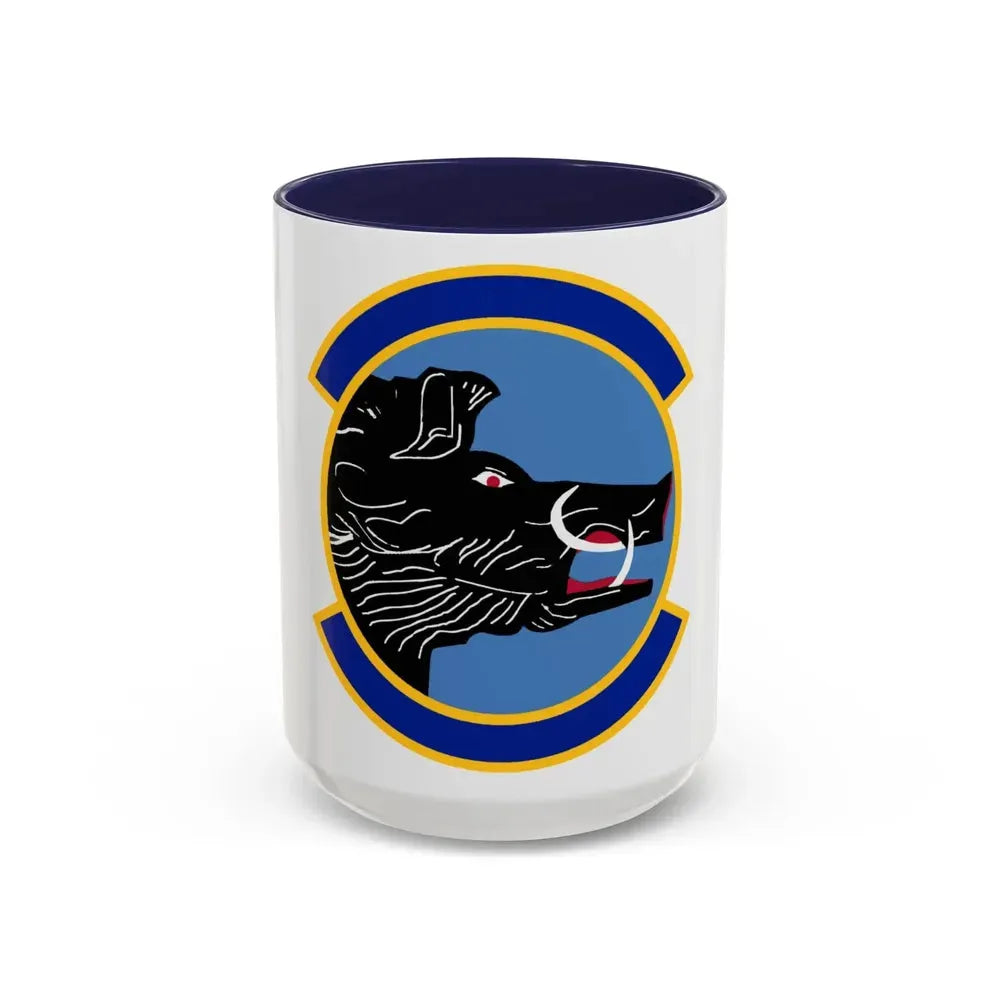390 Electronic Combat Squadron ACC (U.S. Air Force) Accent Coffee Mug 15oz Navy - Go Mug Yourself