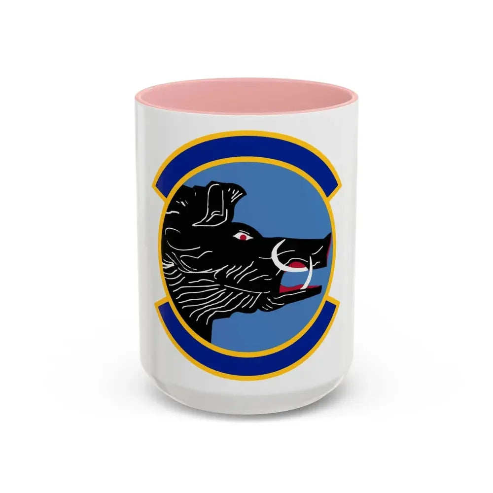 390 Electronic Combat Squadron ACC (U.S. Air Force) Accent Coffee Mug 15oz Pink - Go Mug Yourself
